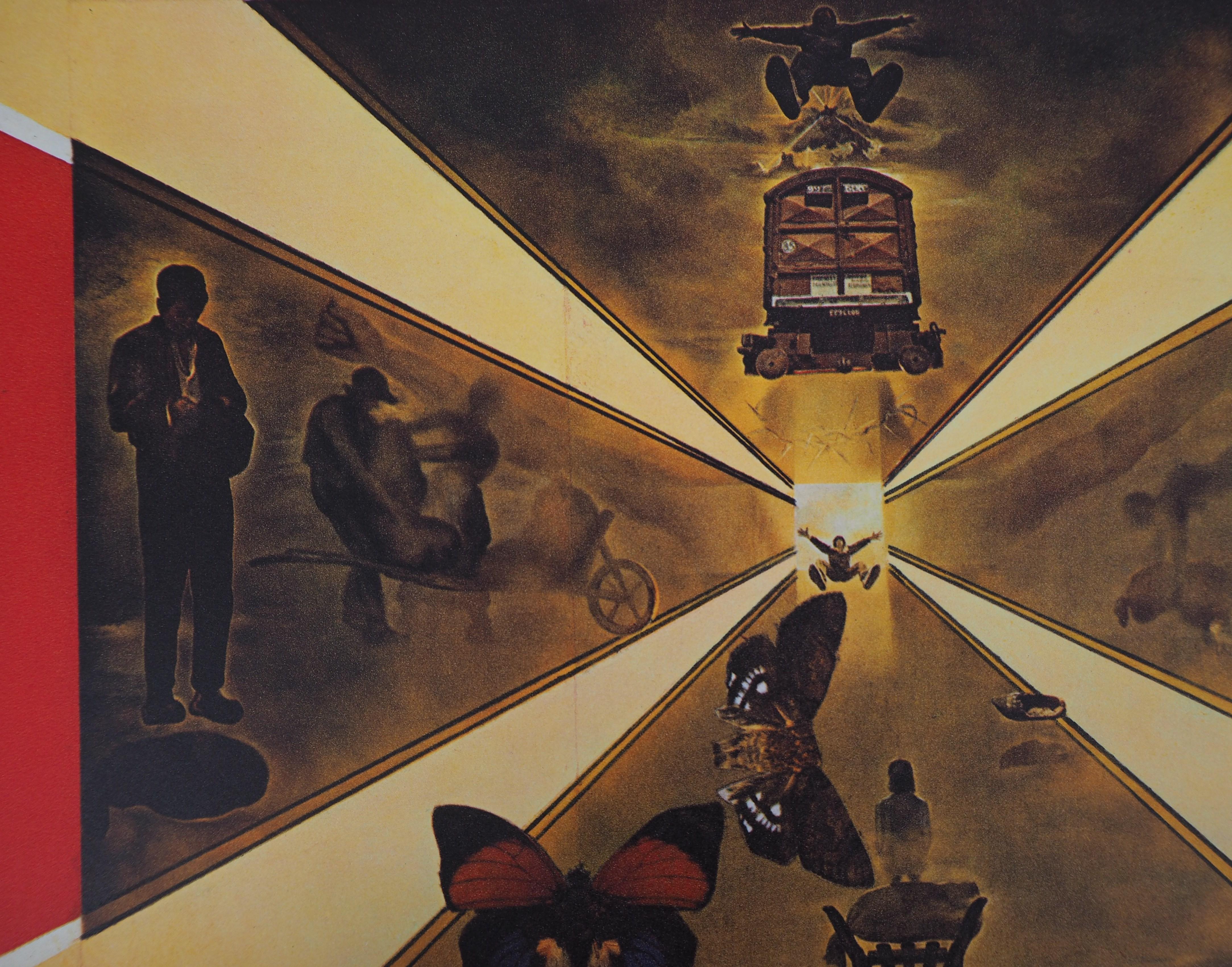 after Salvador DALI (1904-1969)
Butterfly suite : Roussillon, 1969

Heliogravure / Photogravure after an original design by Dali
Blind stamp signature bottom right
Numbered / 1700 copies
Printed in Draeger workshop
On vellum 53,5 x 37 cm (c. 21 x 15