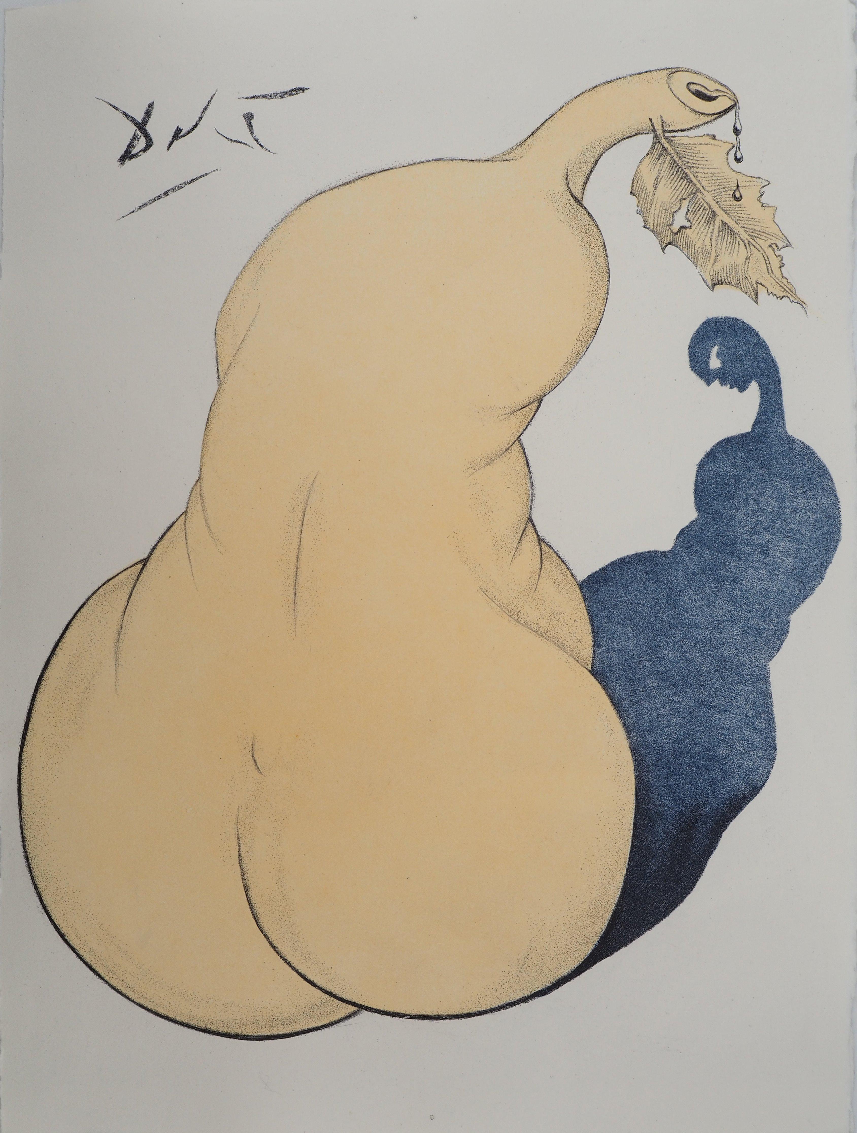 Still-Life Print di Salvador Dalí - Casanova : Una pera per la sete - Incisione originale (Campo #67-4 I)