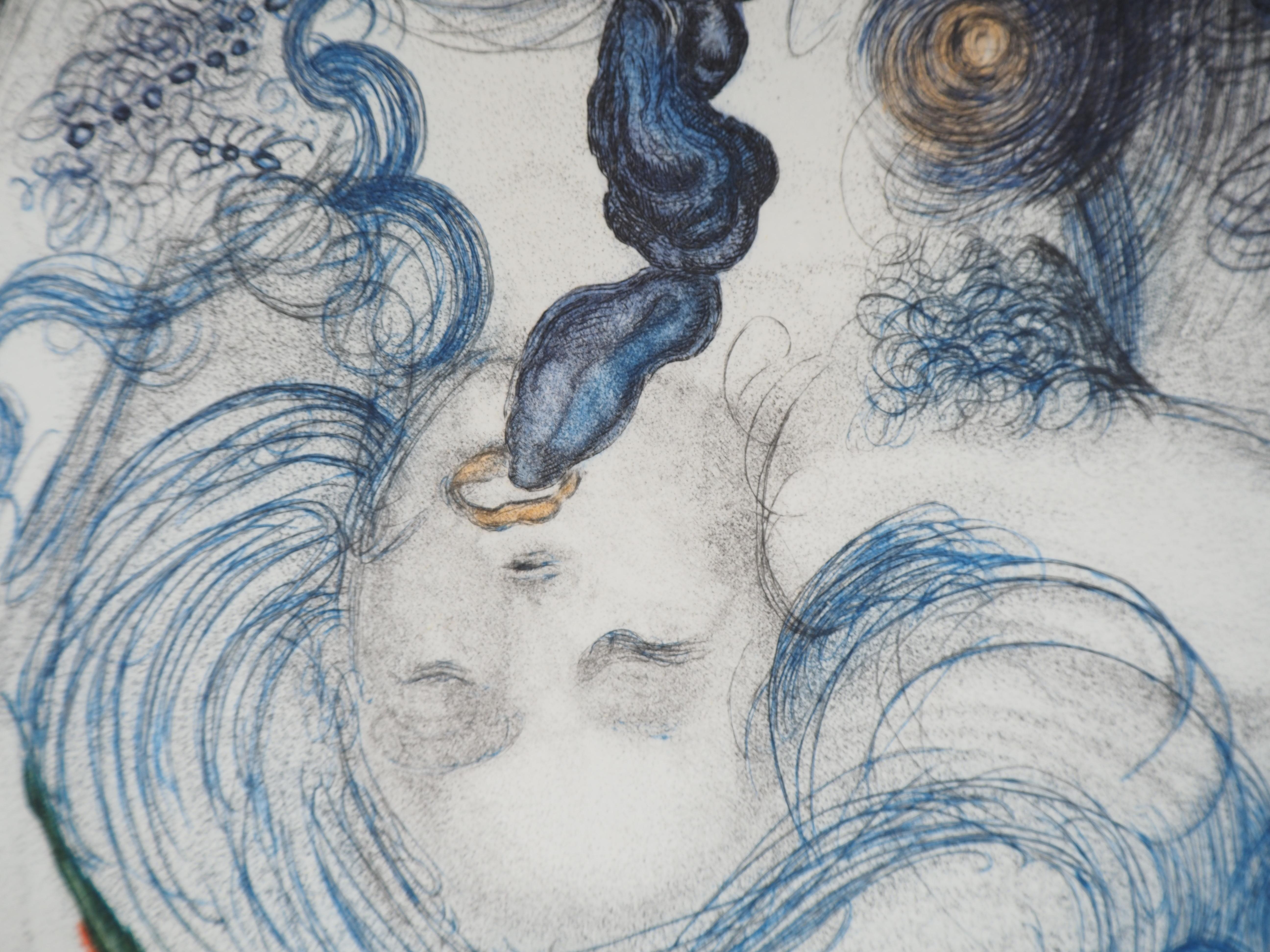 Salvador DALI (1904-1969)
Casanova : Ostra Afrodisíaca, 1967

Grabado original
Firmado en la placa
Sobre vitela Rives 38 x 28 cm (c. 14,9 x 11 pulgadas)

REFERENCIAS :
- Catálogo razonado Campo nº 67-4 J
- Catálogo razonado Michler y Lopsinger