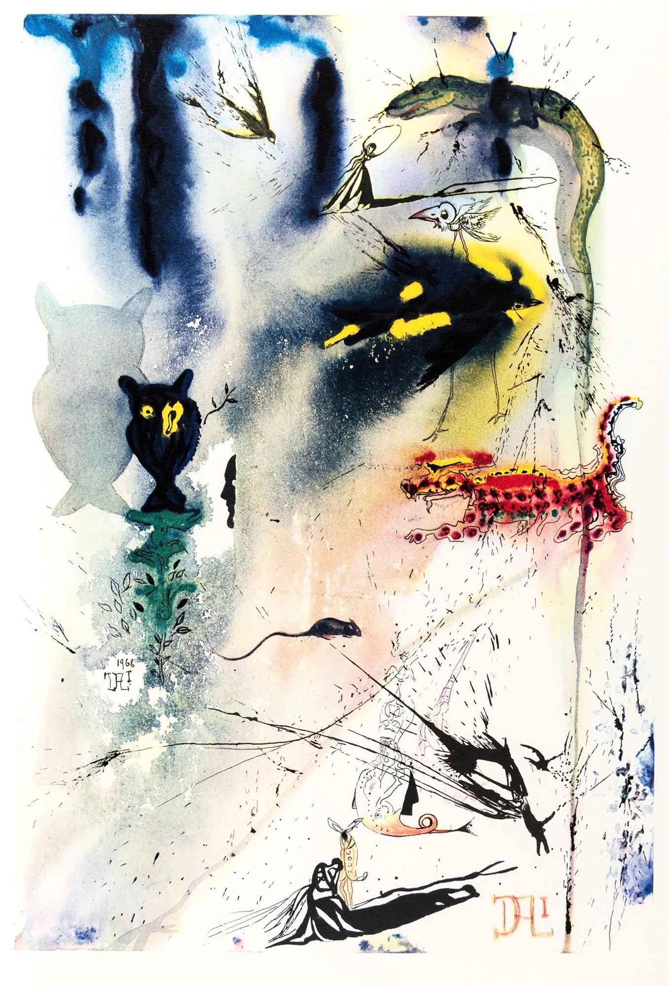 Héliogravure on Papeterie de Mandeure vélin paper. Paper Size: 16.93 x 11.22 inches. Inscription: Signed in the plate and unnumbered, as issued. Catalogue raisonné references: Dalí, Salvador, et al. Salvador Dalí: Catalogue Raisonné of Etchings and