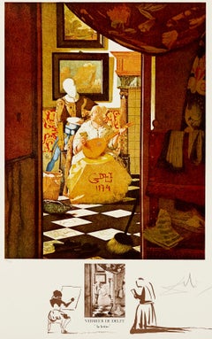Changes in Great Masterpieces Vermeer "La Lettre"
