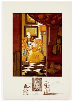 Changes in Great Masterpieces Vermeer "La Lettre"