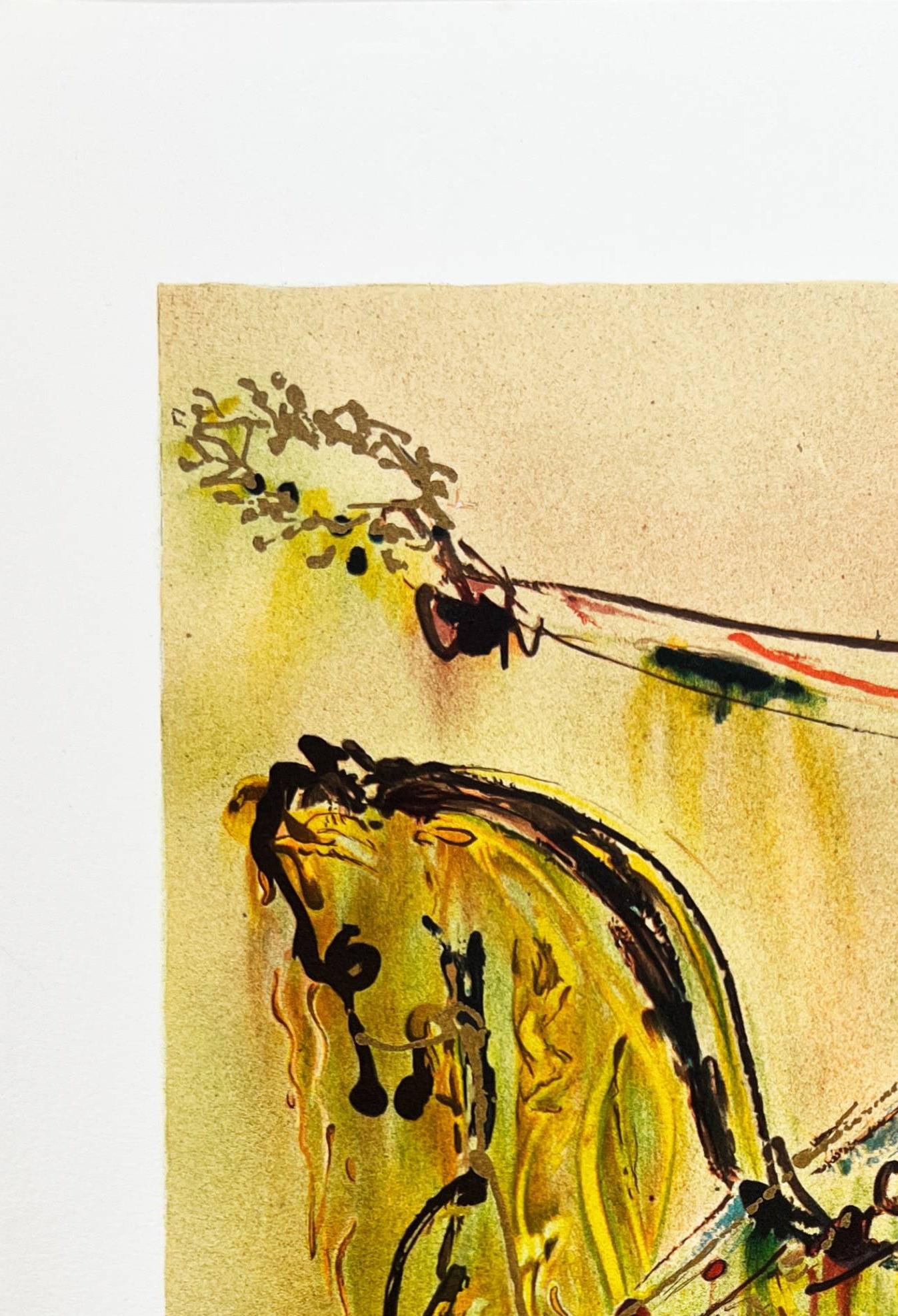 Salvador Dali (1904-1989) (after) - Chavelier Romain

Lithograph from 1983.

Dimensions of work: 56.5 x 36.5 cm

Publisher: Georges Israel, Paris.

The work is in Excellent condition.

Fast and secure shipment.