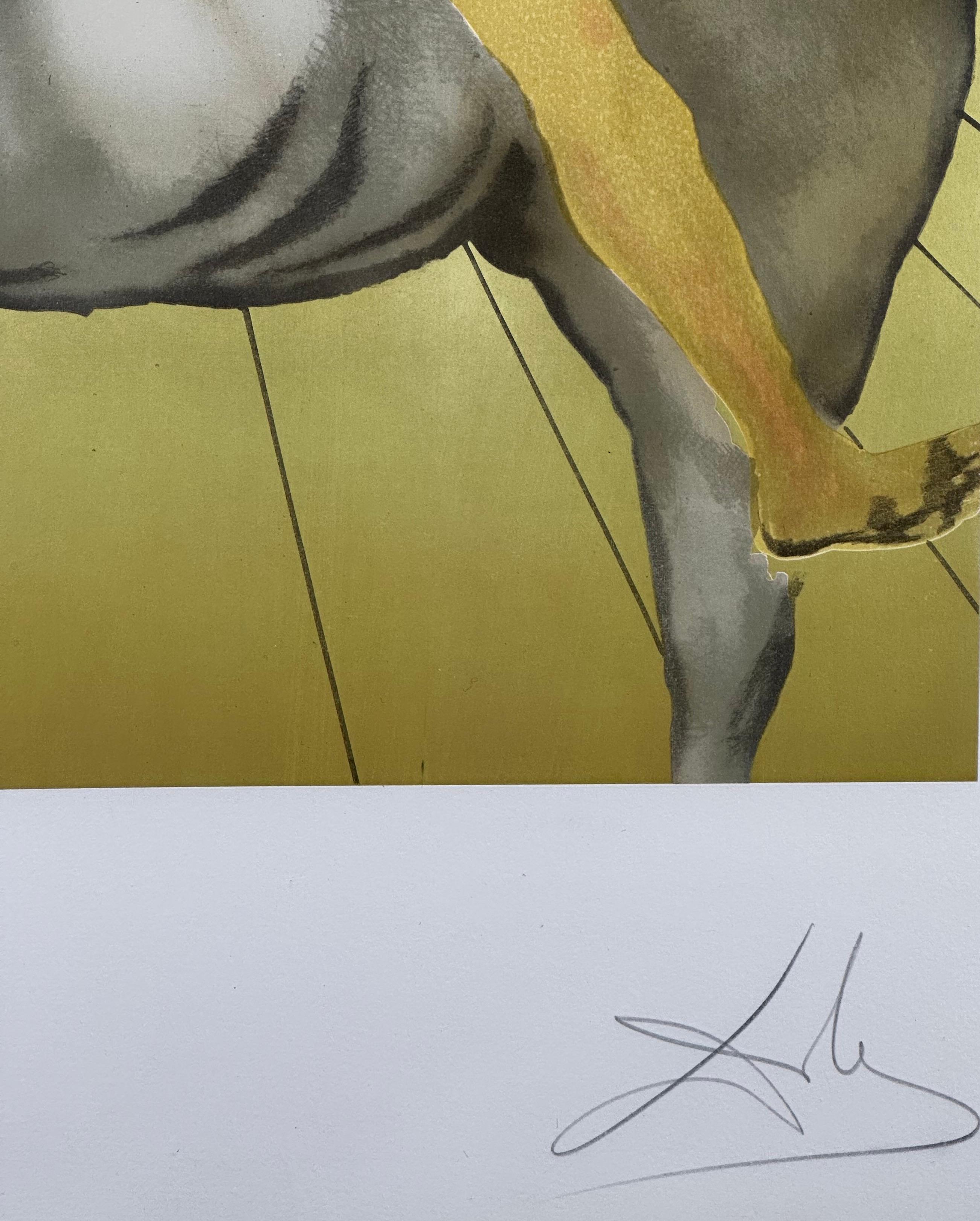 Chevalier Surrealista - Animal Print Beige di Salvador Dalí