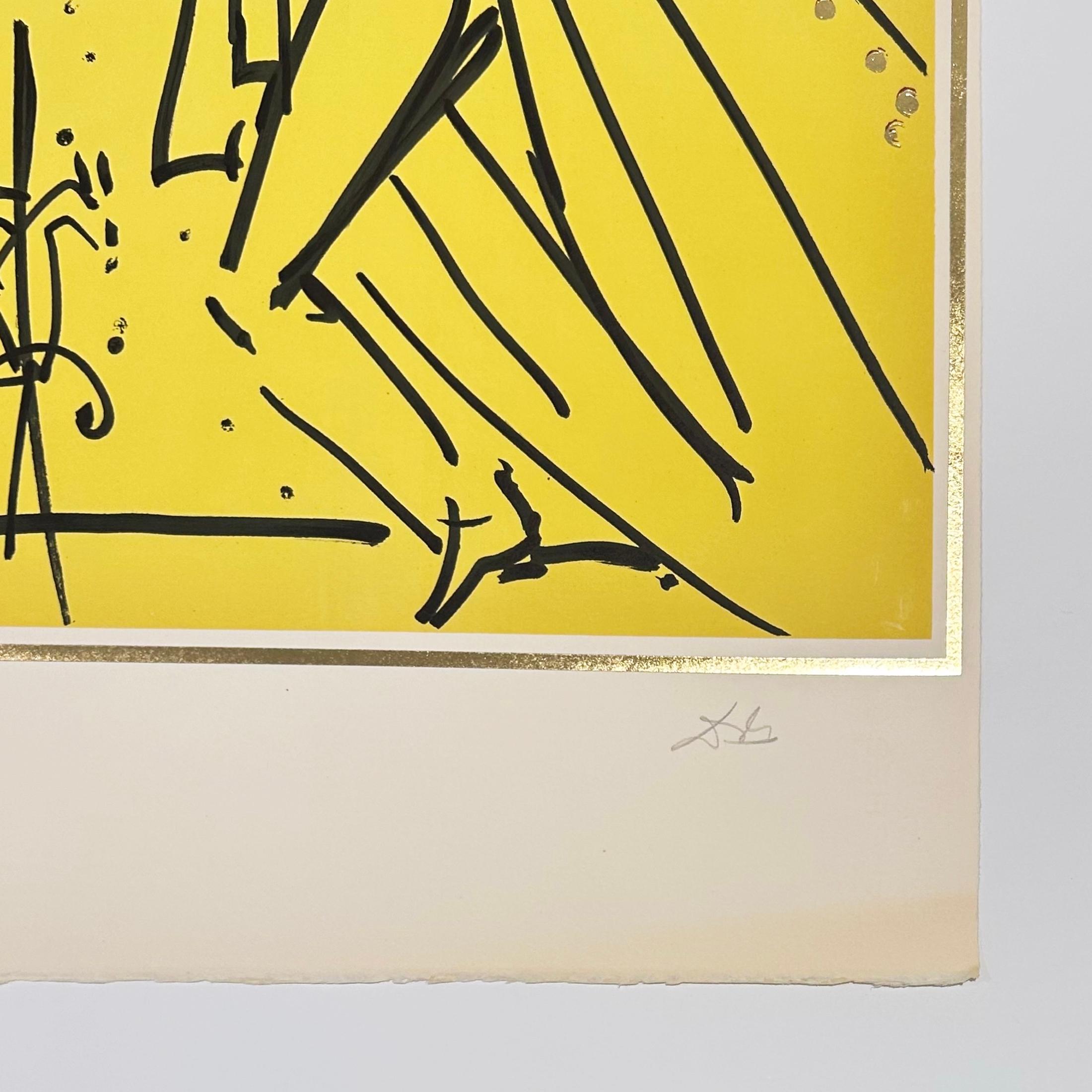 Christus (Patricius) (Gelb), Print, von Salvador Dalí