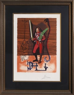 Christopher Columbus, Signed Surrealist Lithograph by Salvador Dali