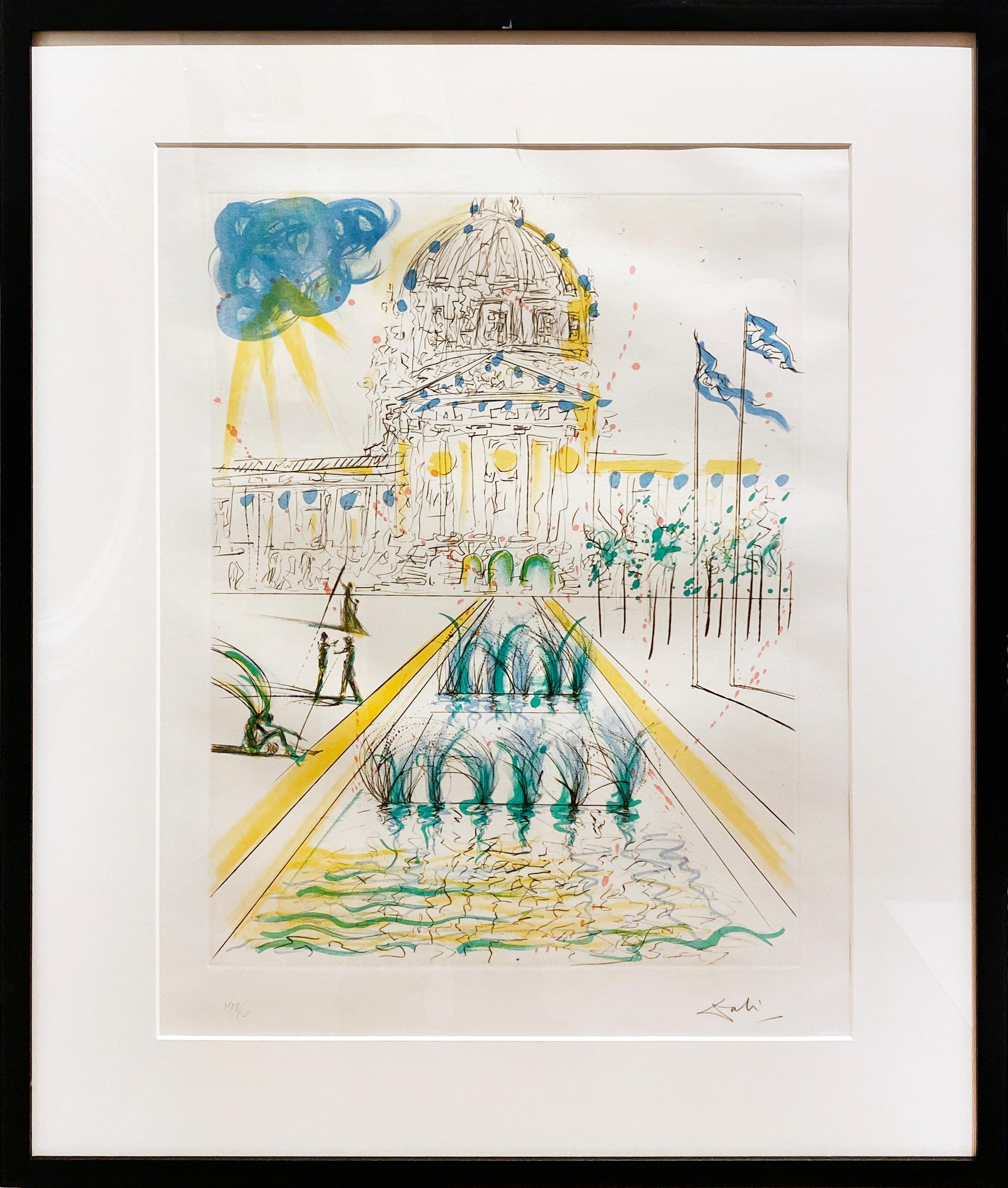 City Hall - Print by Salvador Dalí