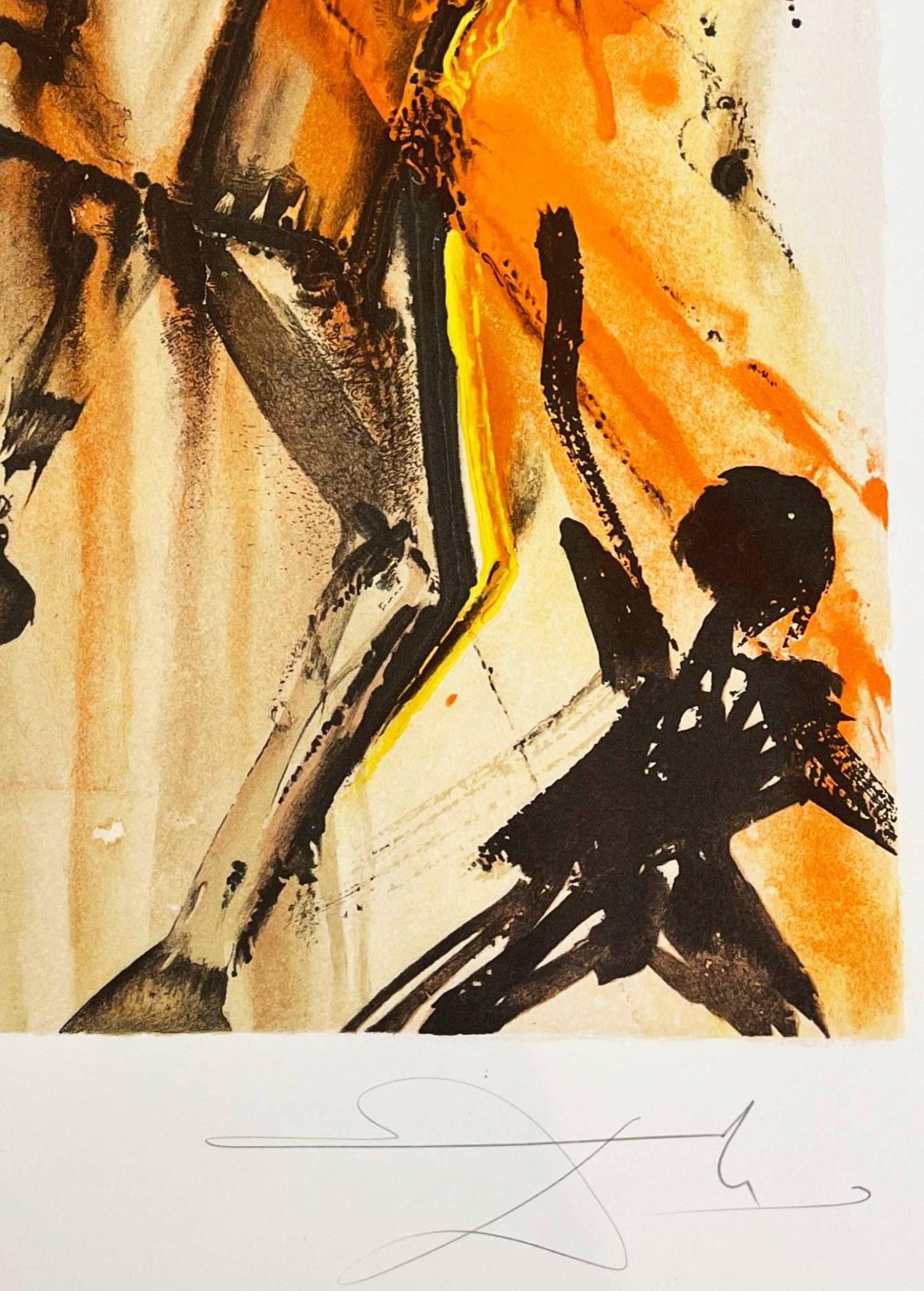 Salvador Dalì (1904-1989) - Clavilegnio

Litografia del 1970.

Dimensioni dell'opera: 68 x 50 cm

Su carta B.F.K. Rives come indicato nel catalogo Field.

Riferimento: Campo 72-6G

L'opera è in condizioni eccellenti.

Spedizione veloce e sicura.