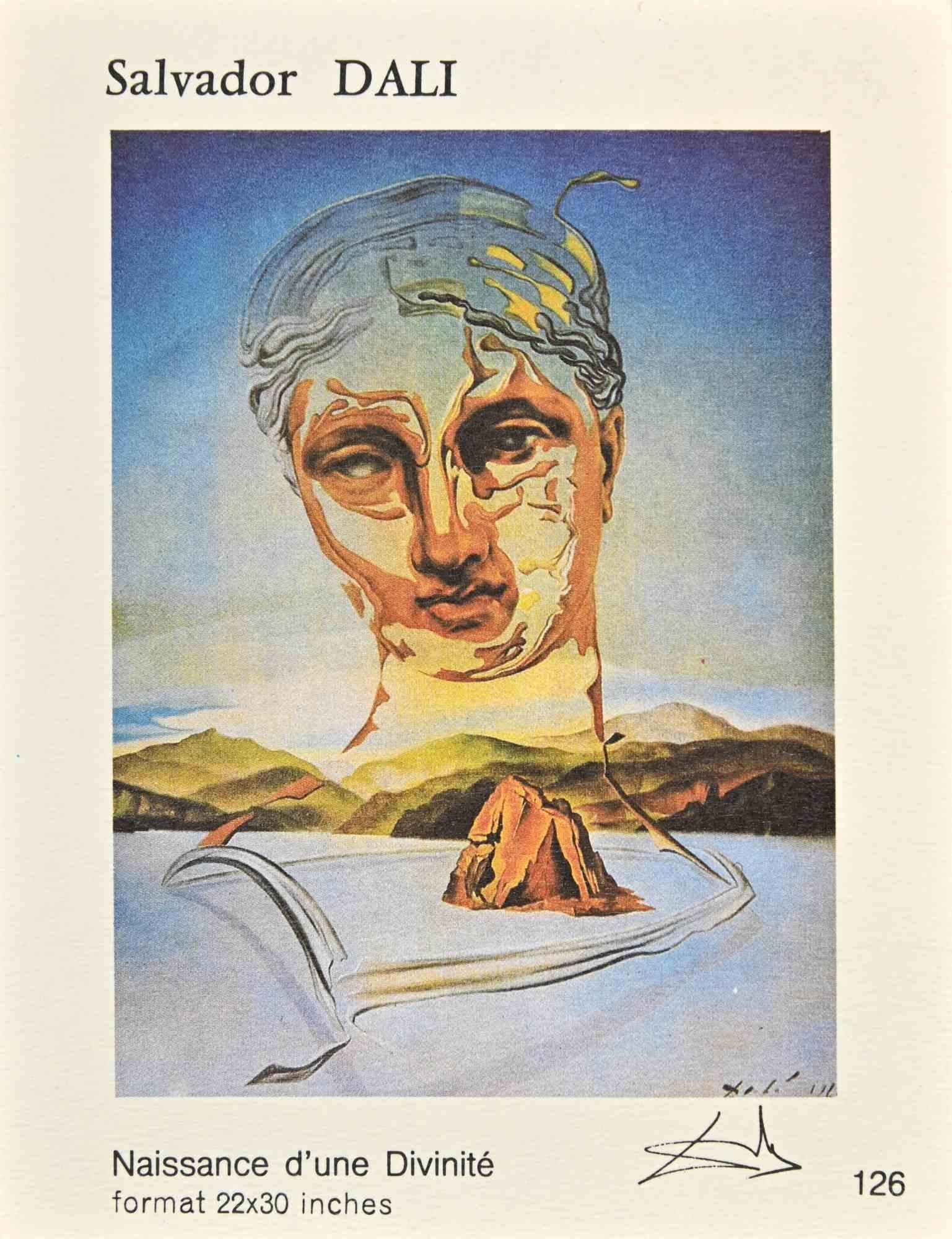 Collection of Vintage Cards After Salvador Dalì - 1980s - Surrealist Print by Salvador Dalí