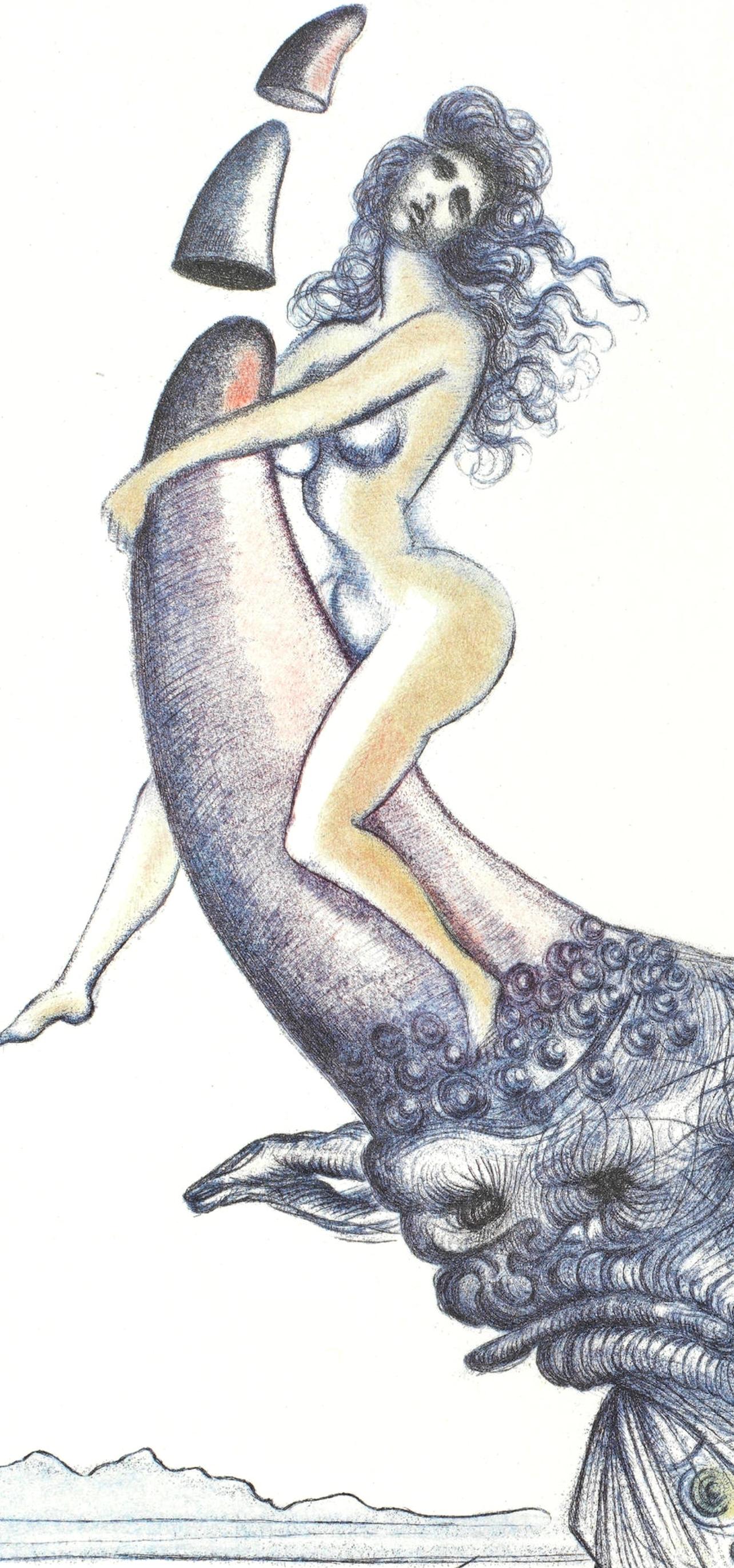 Composición (Campo 67-4; M/L 174-187), Dalí illustre Casanova - Print de Salvador Dalí