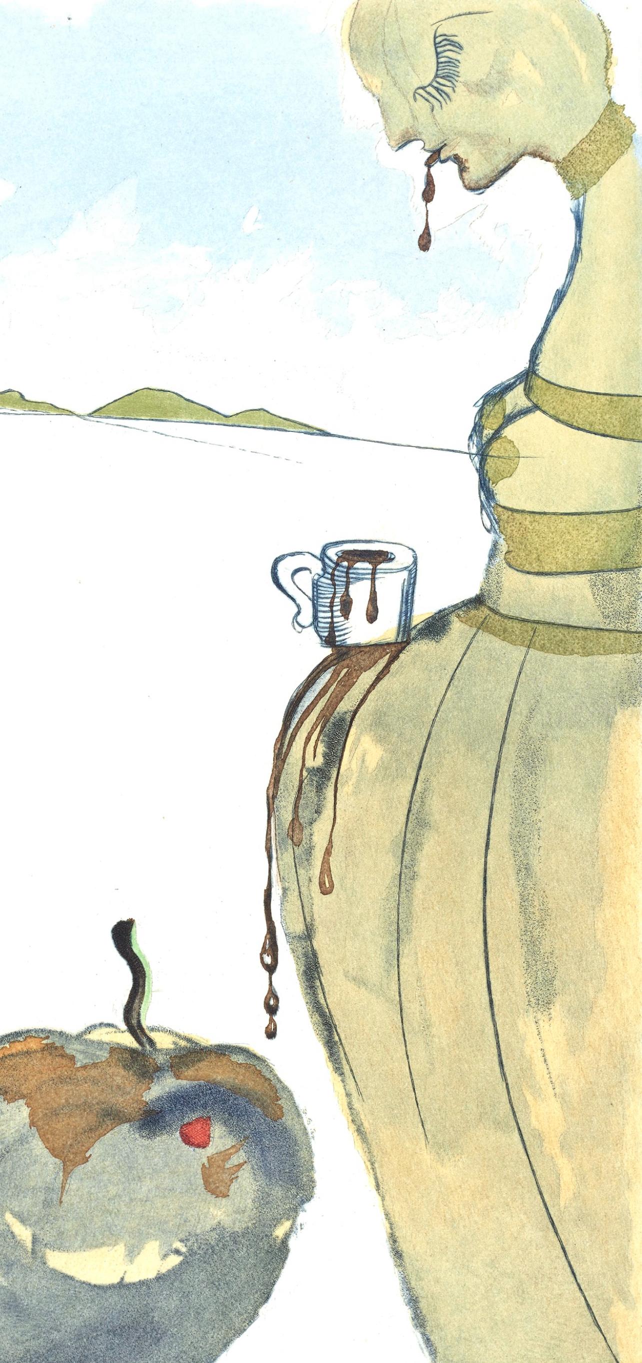Composition (champ 67-4 ; M/L 174-187), Dalí illustre Casanova - Print de Salvador Dalí