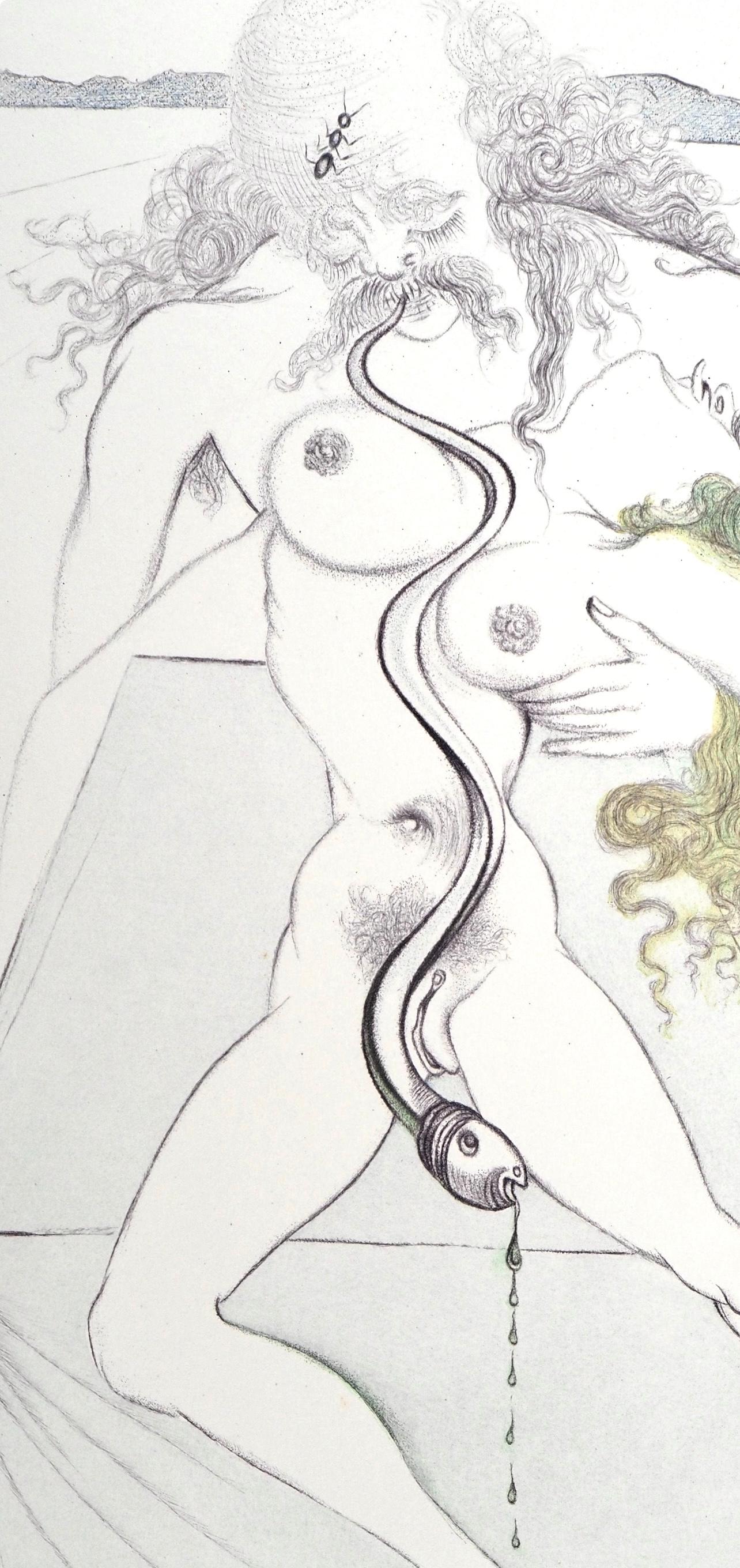 Composición (Campo 67-4; M/L 174-187), Dalí illustre Casanova - Print Surrealista de Salvador Dalí
