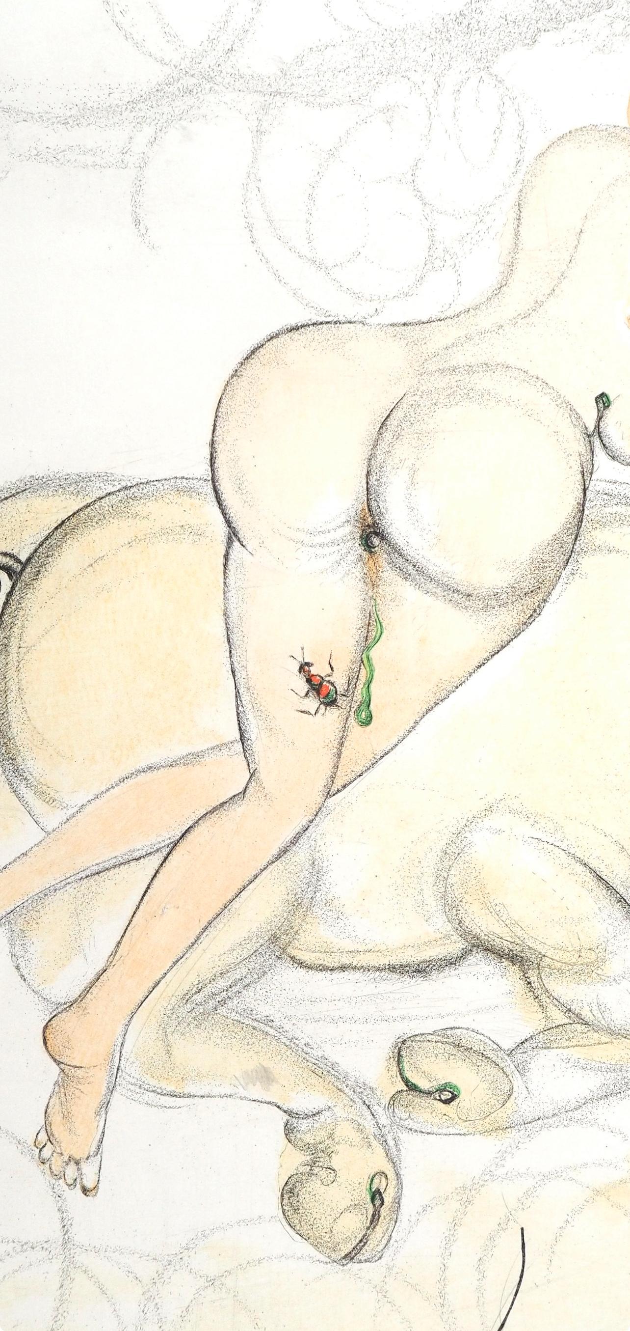 Composición (Campo 67-4; M/L 174-187), Dalí illustre Casanova - Print Surrealista de Salvador Dalí