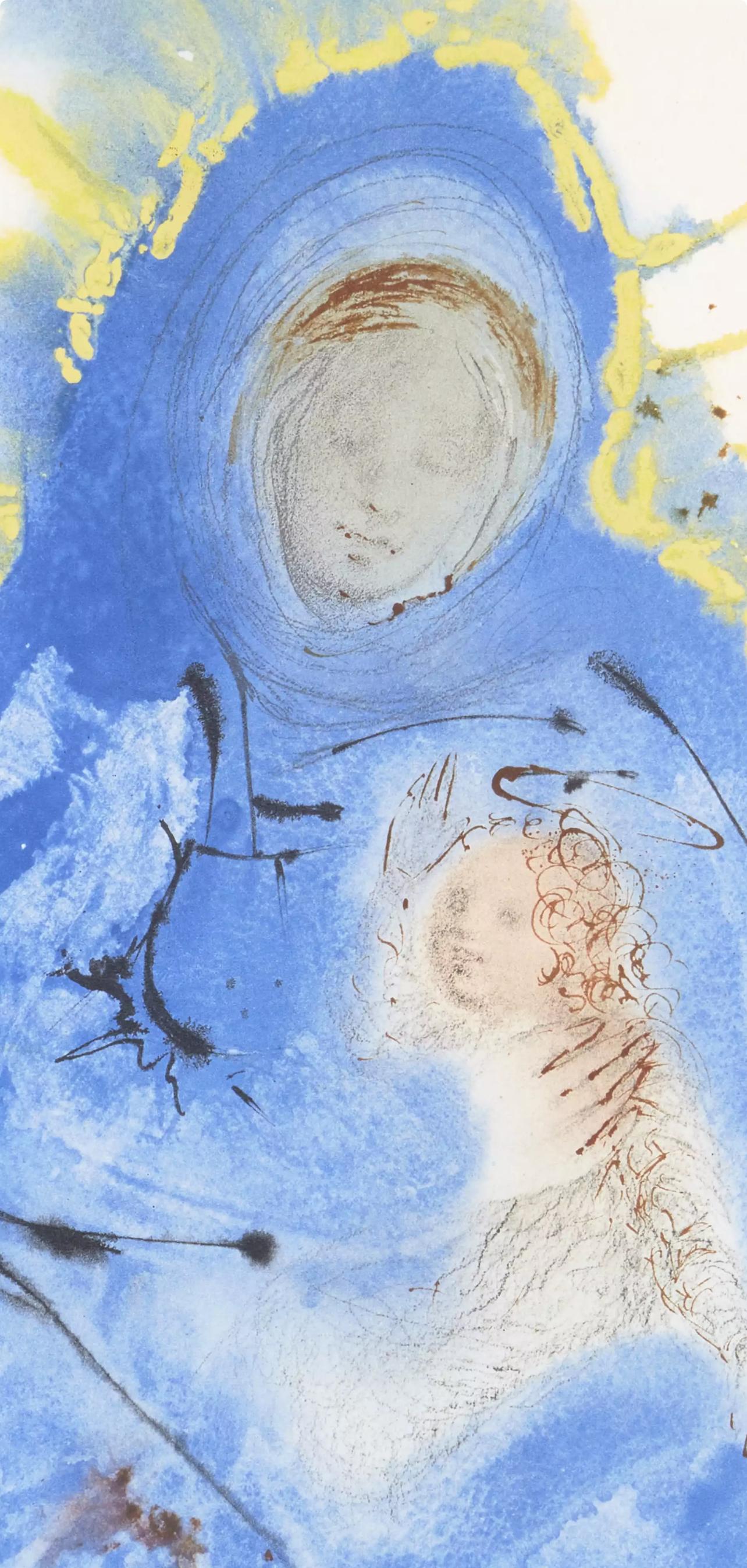 Composizione (Campo 69-3; M/L. 1600), VI tavole dal ciclo della, Biblia Sacra - Print di Salvador Dalí