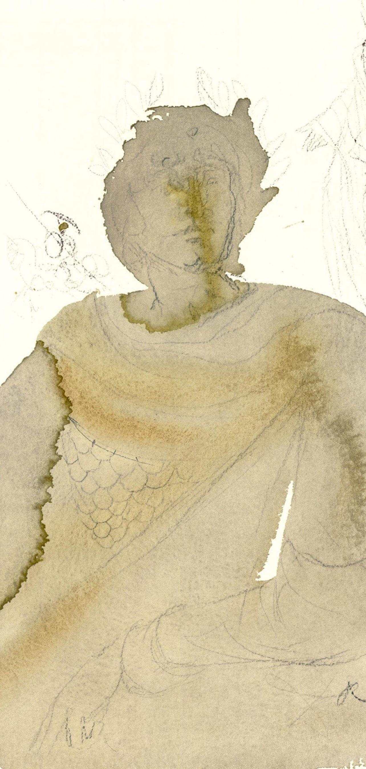 Komposition (Feld 69-3; M/L. 1600), VI tavole dal Ciclo della, Biblia Sacra – Print von Salvador Dalí