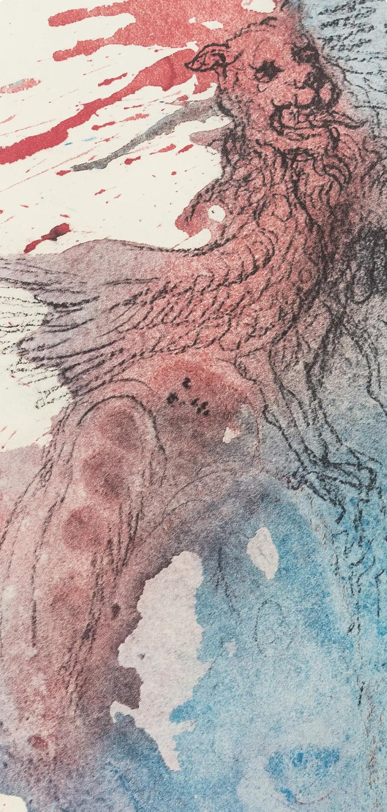 Composición (Campo 69-3; M/L. 1600), VI tavole dal ciclo della, Biblia Sacra - Print de Salvador Dalí