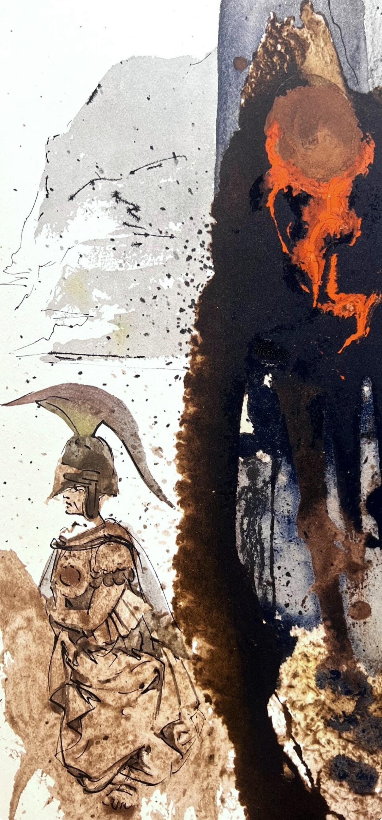 Composición (Campo 69-3; M/L. 1600), VI tavole dal ciclo della, Biblia Sacra - Print de Salvador Dalí