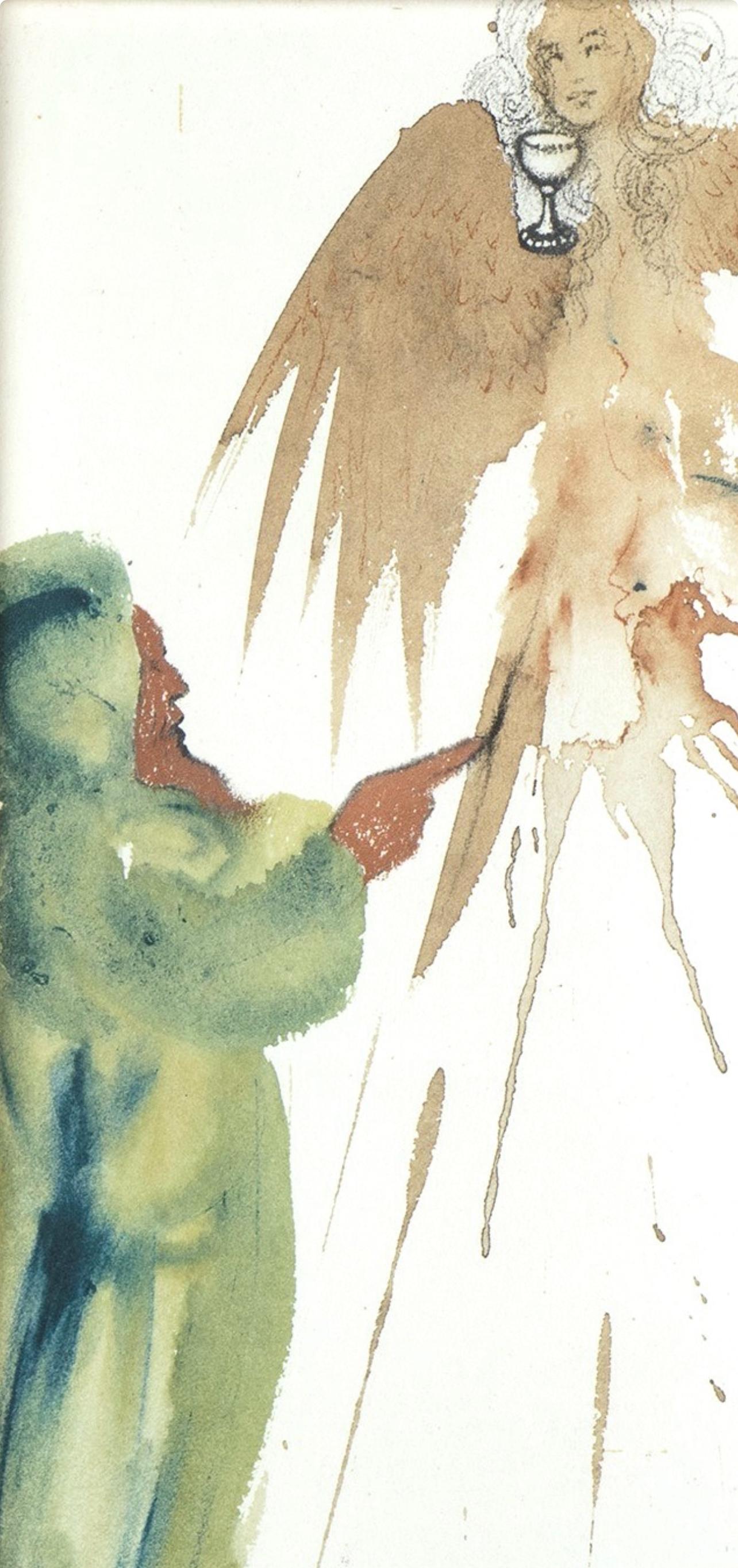 Composición (Campo 69-3; M/L. 1600), VI tavole dal ciclo della, Biblia Sacra - Print de Salvador Dalí