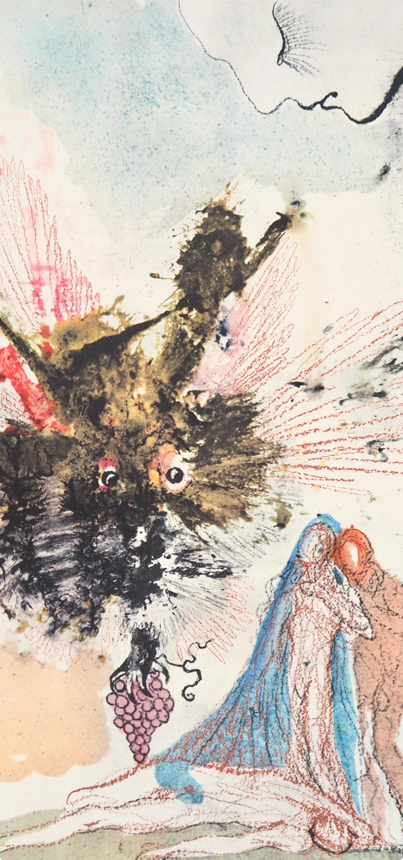 Composizione (Campo 69-3; M/L. 1600), VI tavole dal ciclo della, Biblia Sacra - Print di Salvador Dalí