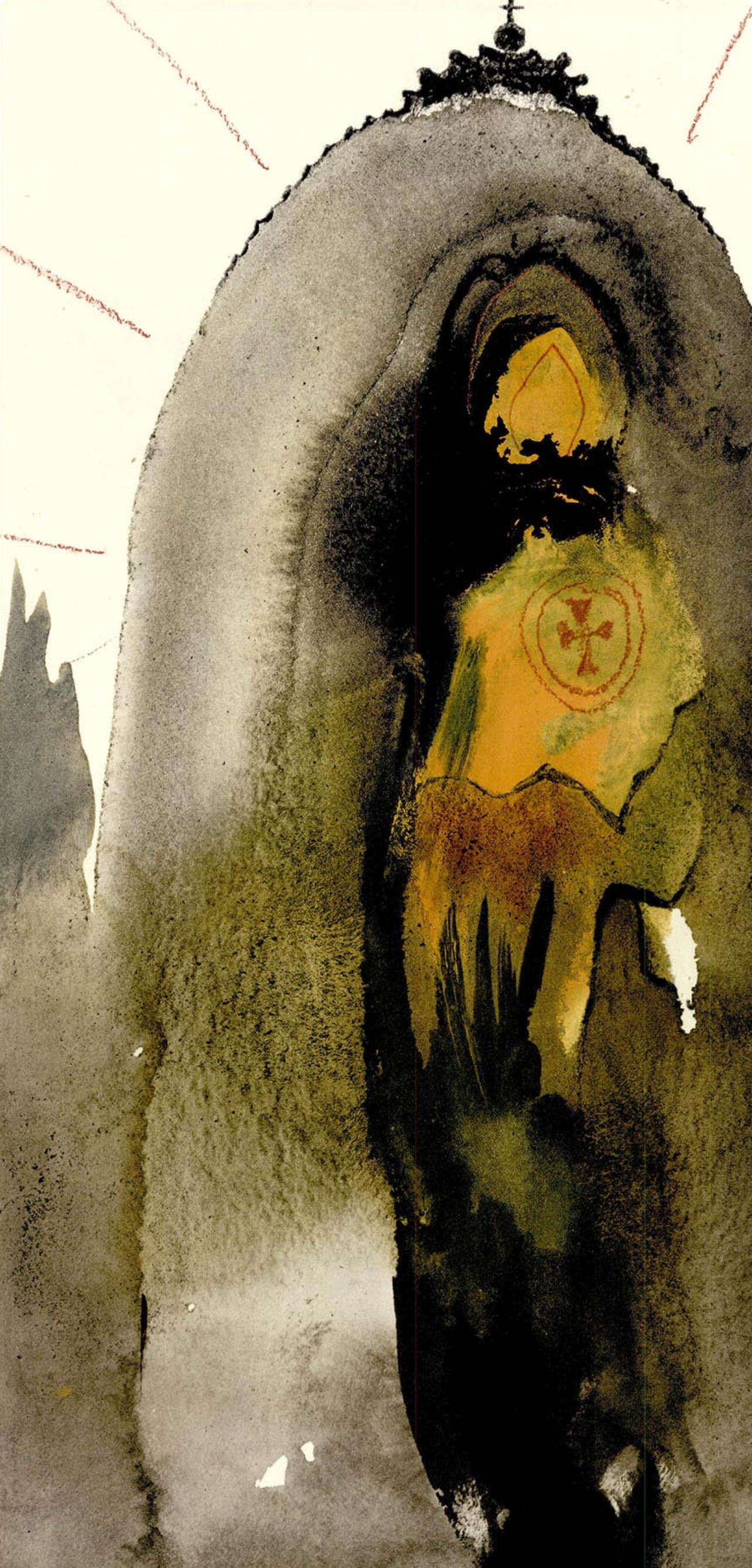 Composizione (Campo 69-3; M/L. 1600), VI tavole dal ciclo della, Biblia Sacra - Print di Salvador Dalí