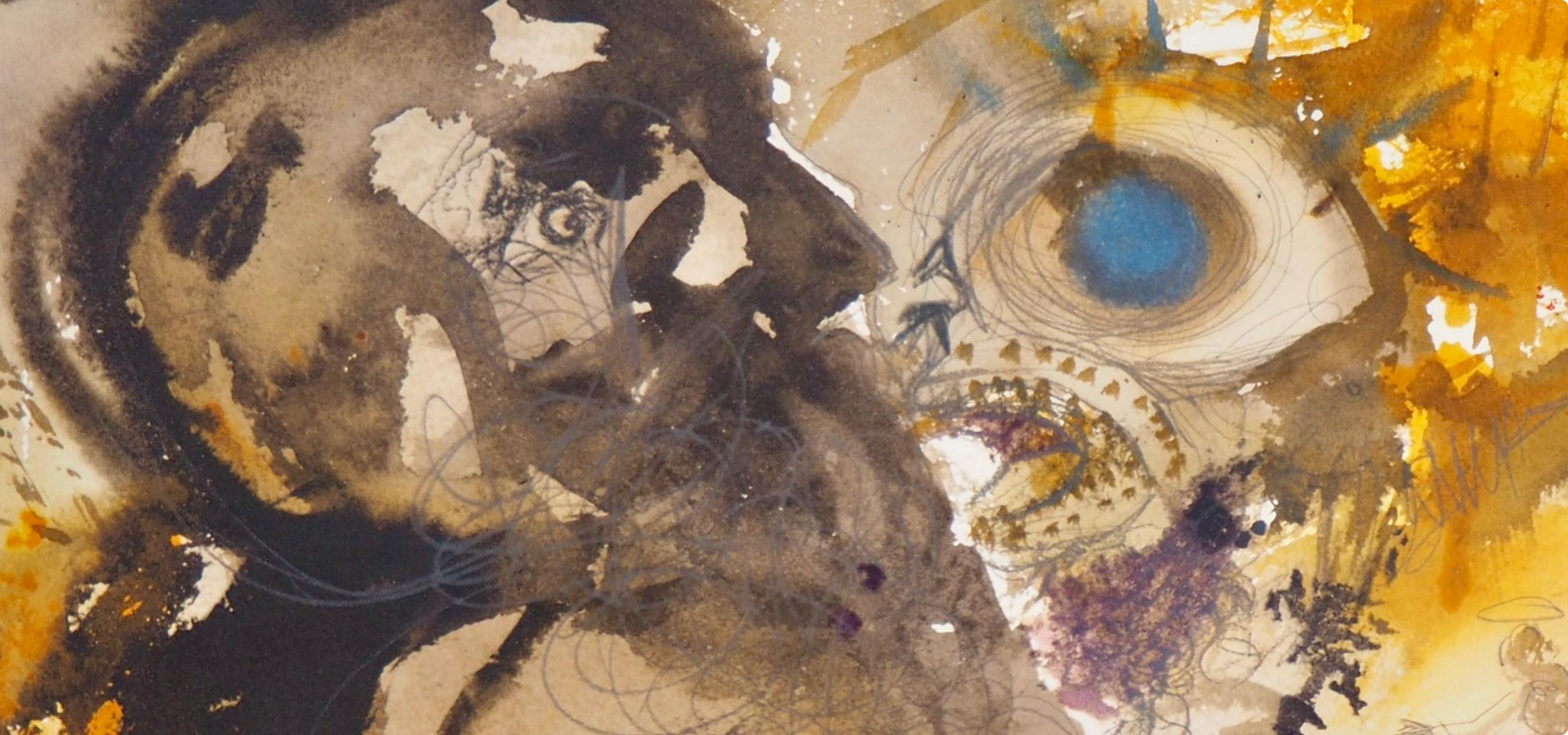 Composición (Campo 69-3; M/L. 1600), VI tavole dal ciclo della, Biblia Sacra - Print de Salvador Dalí