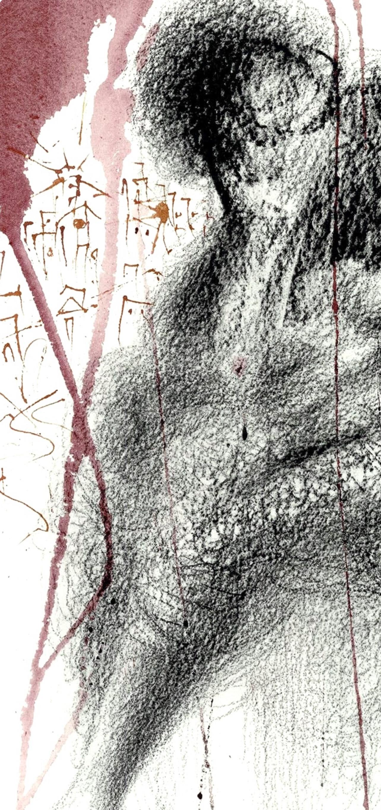 Composizione (Campo 69-3; M/L. 1600), VI tavole dal ciclo della, Biblia Sacra - Print di Salvador Dalí