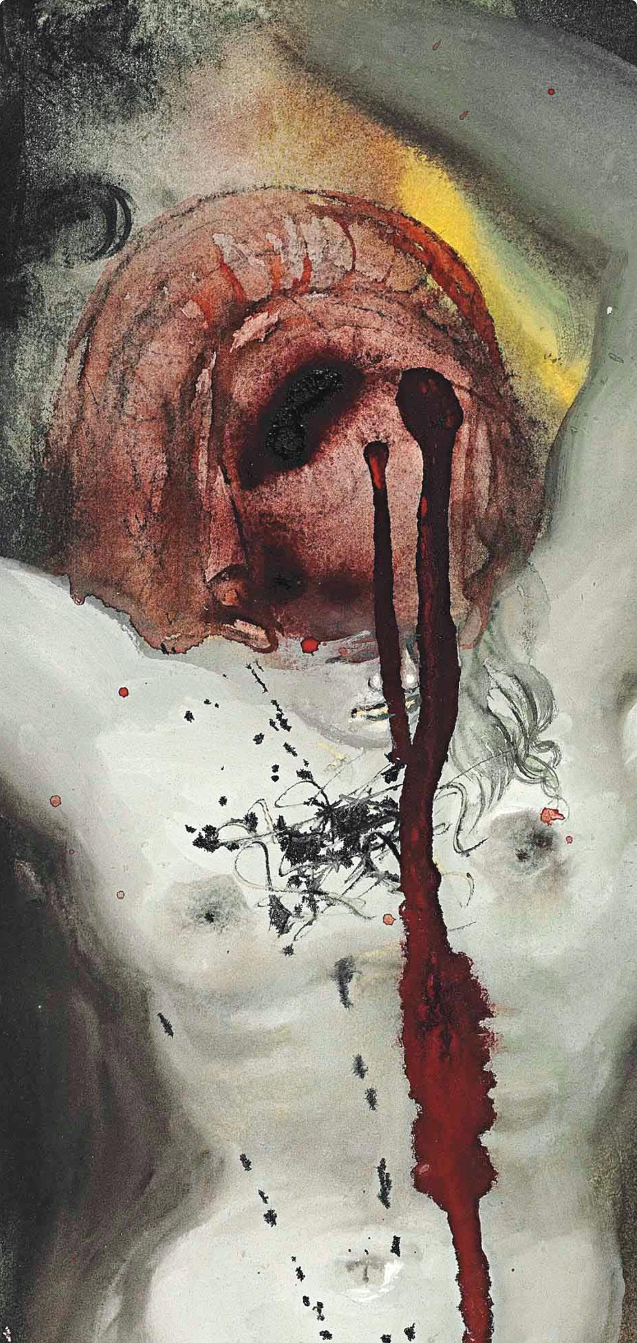 Composizione (Campo 69-3; M/L. 1600), VI tavole dal ciclo della, Biblia Sacra - Print di Salvador Dalí