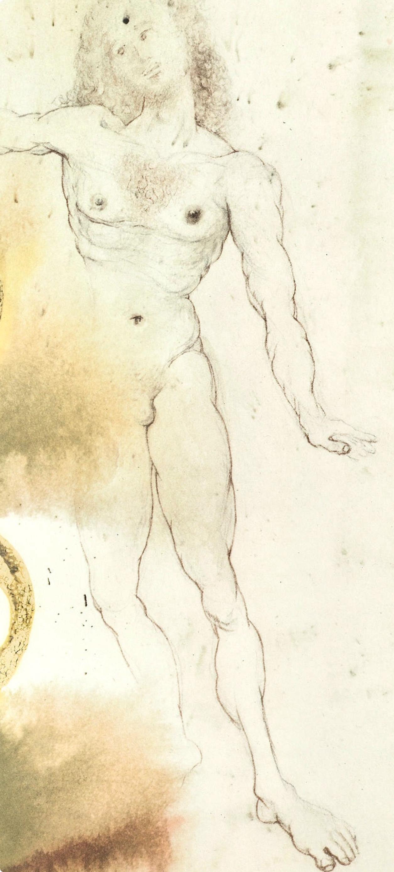 Composición (Campo 69-3; M/L. 1600), VI tavole dal ciclo della, Biblia Sacra - Print de Salvador Dalí