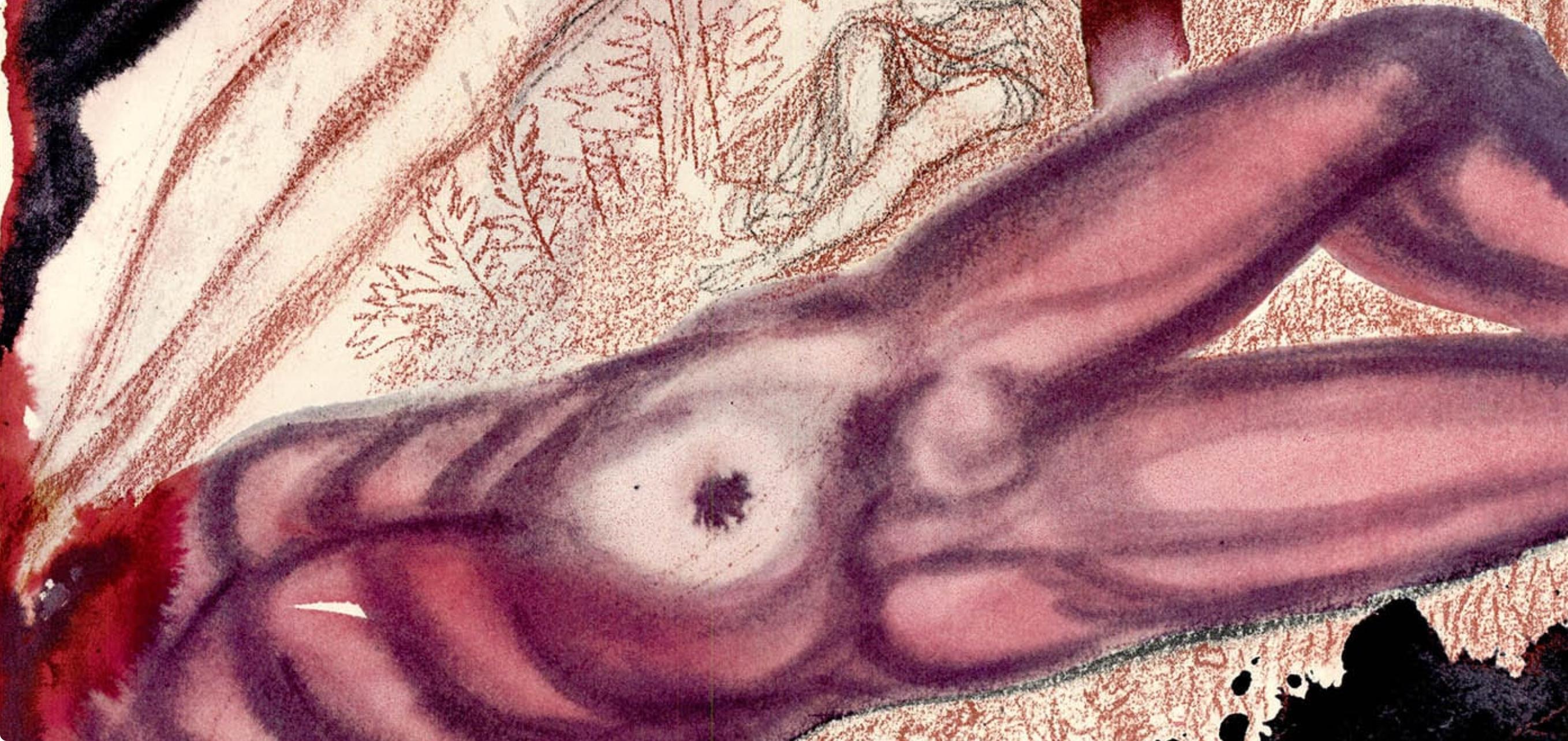 Composizione (Campo 69-3; M/L. 1600), VI tavole dal ciclo della, Biblia Sacra - Print di Salvador Dalí