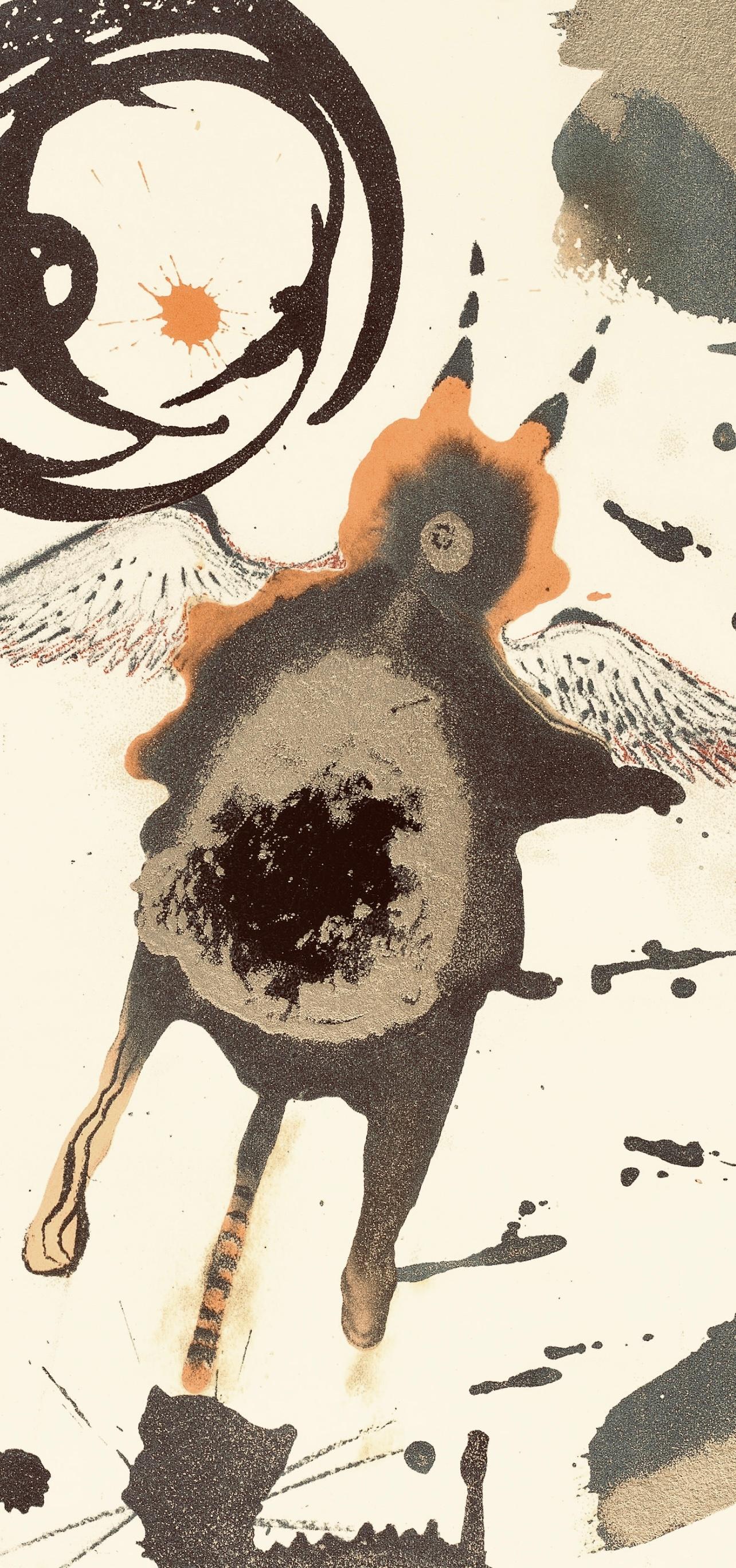 Composición (Campo 69-3; M/L. 1600), VI tavole dal ciclo della, Biblia Sacra - Print de Salvador Dalí