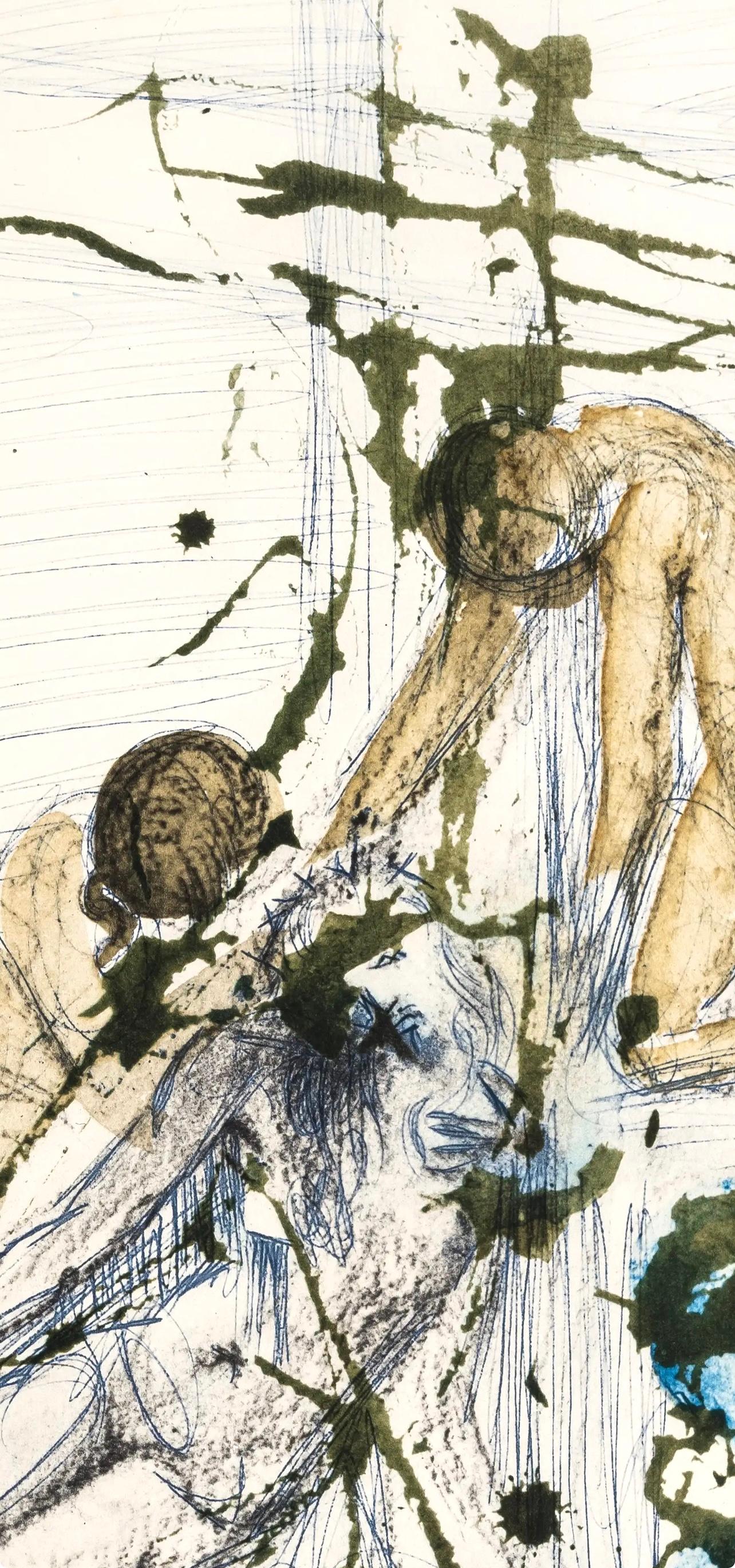 Composizione (Campo 69-3; M/L. 1600), VI tavole dal ciclo della, Biblia Sacra - Print di Salvador Dalí