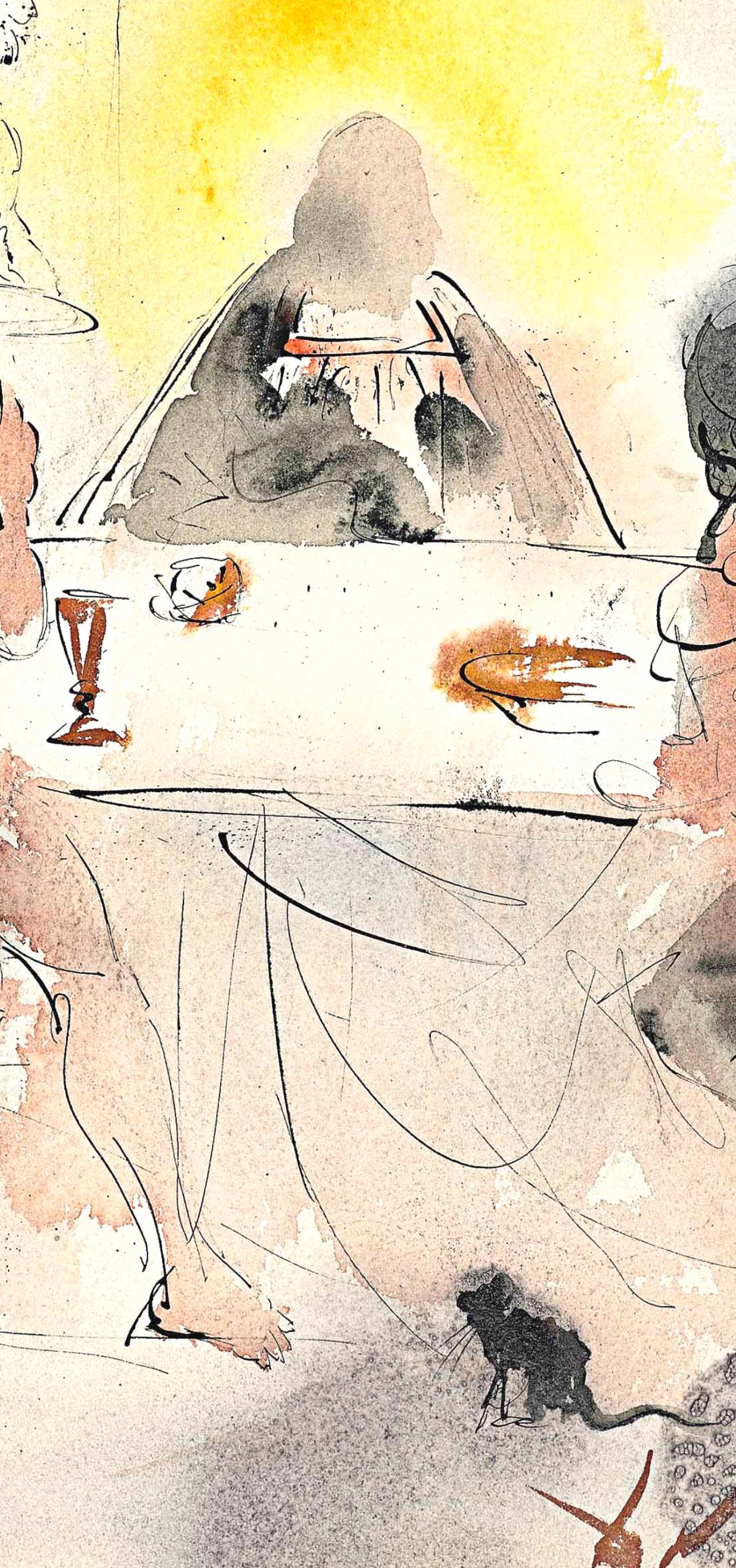 Composition (Field 69-3; M/L. 1600), VI tavole dal ciclo della, Biblia Sacra - Print by Salvador Dalí