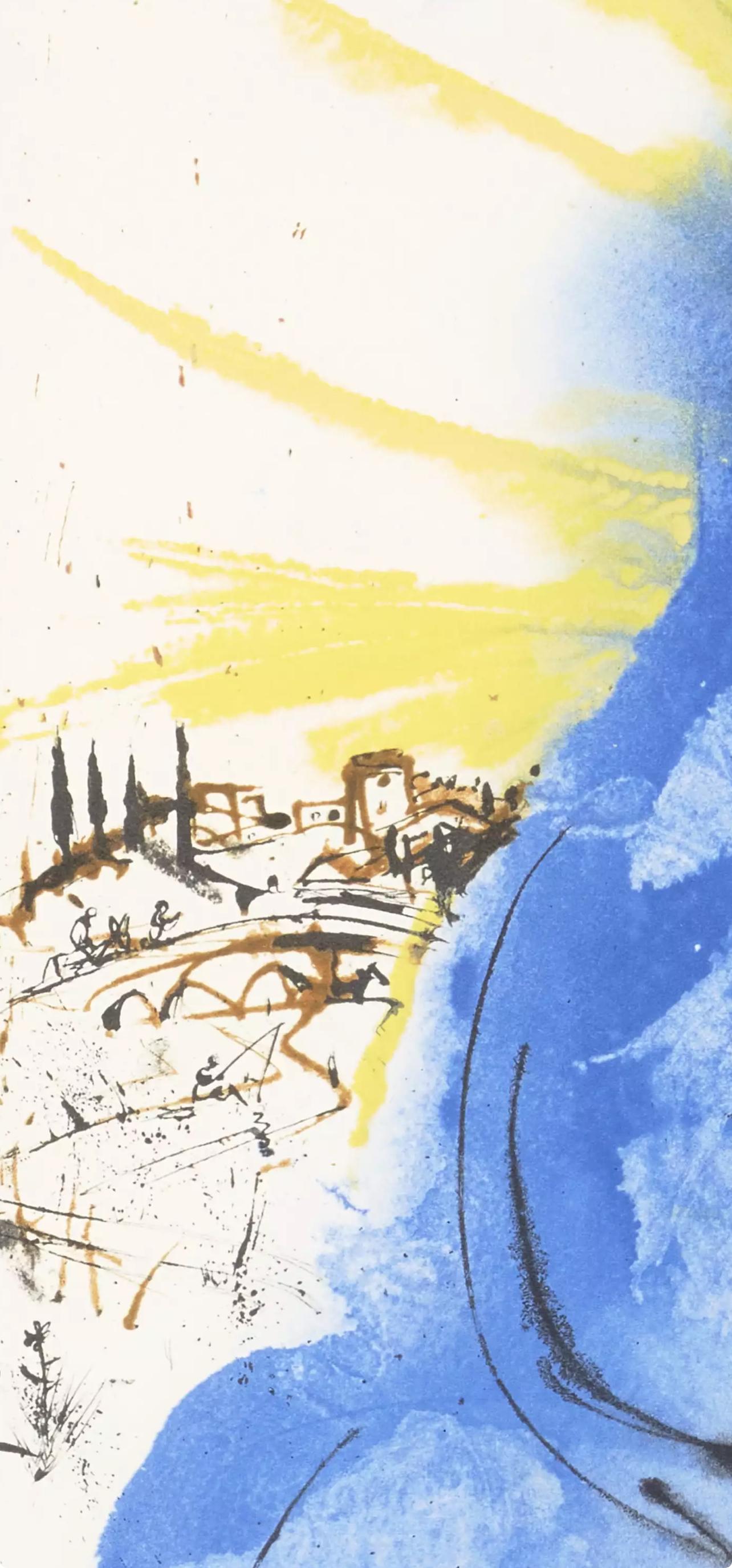Composizione (Campo 69-3; M/L. 1600), VI tavole dal ciclo della, Biblia Sacra - Print Surrealismo di Salvador Dalí