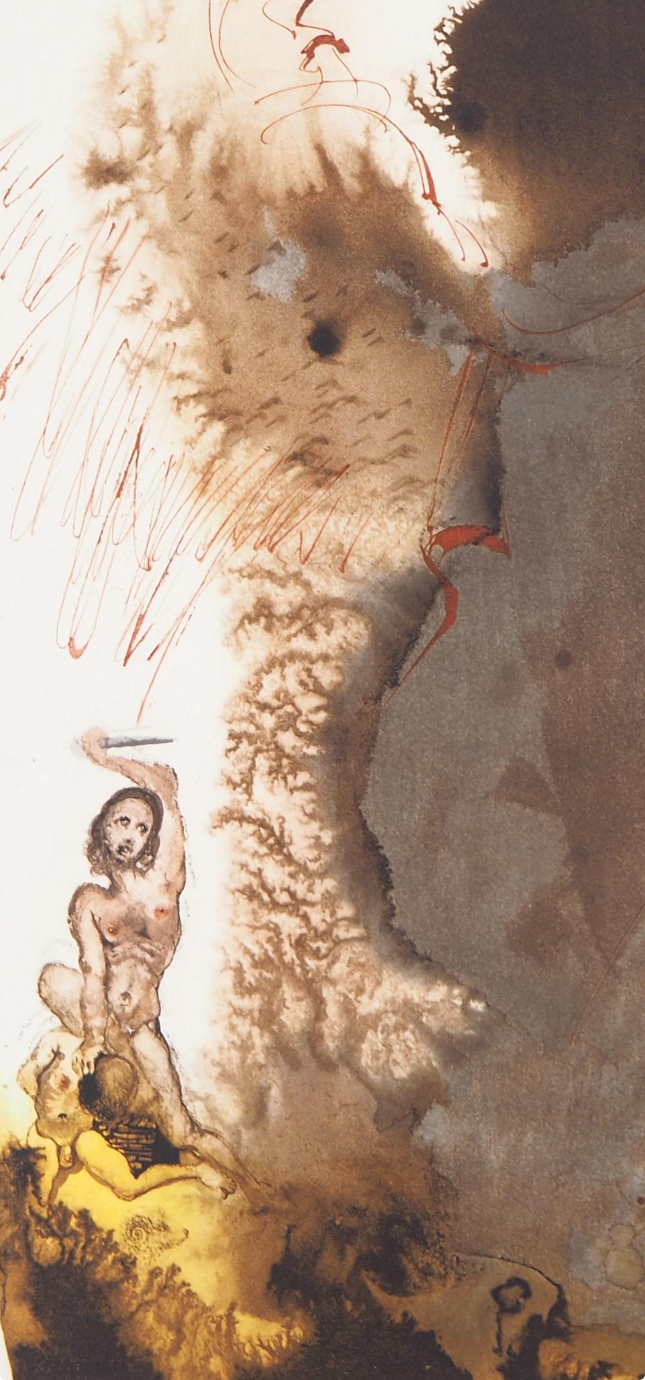 Composition (Field 69-3; M/L. 1600), VI tavole dal ciclo della, Biblia Sacra - Surrealist Print by Salvador Dalí