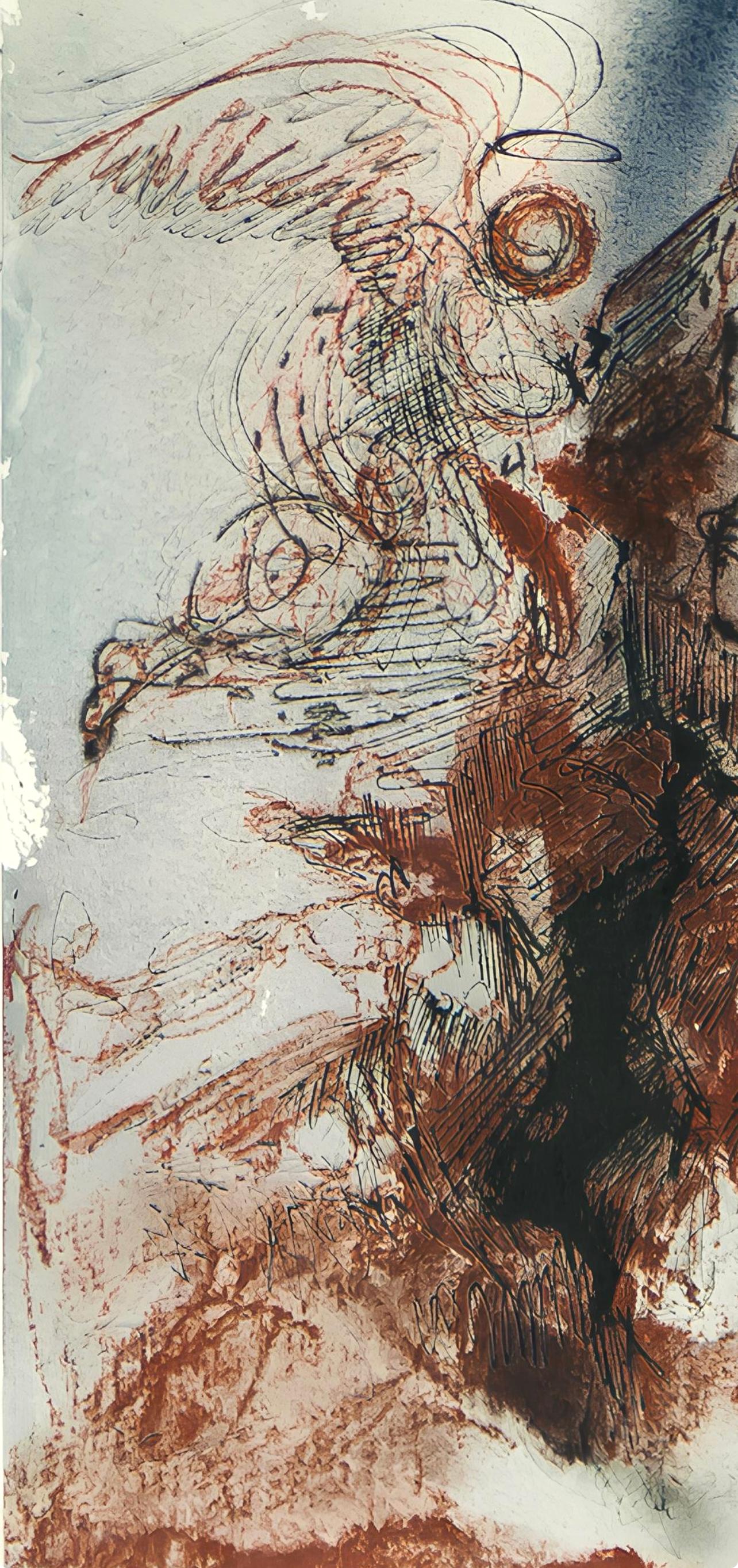 Composición (Campo 69-3; M/L. 1600), VI tavole dal ciclo della, Biblia Sacra - Print Surrealista de Salvador Dalí