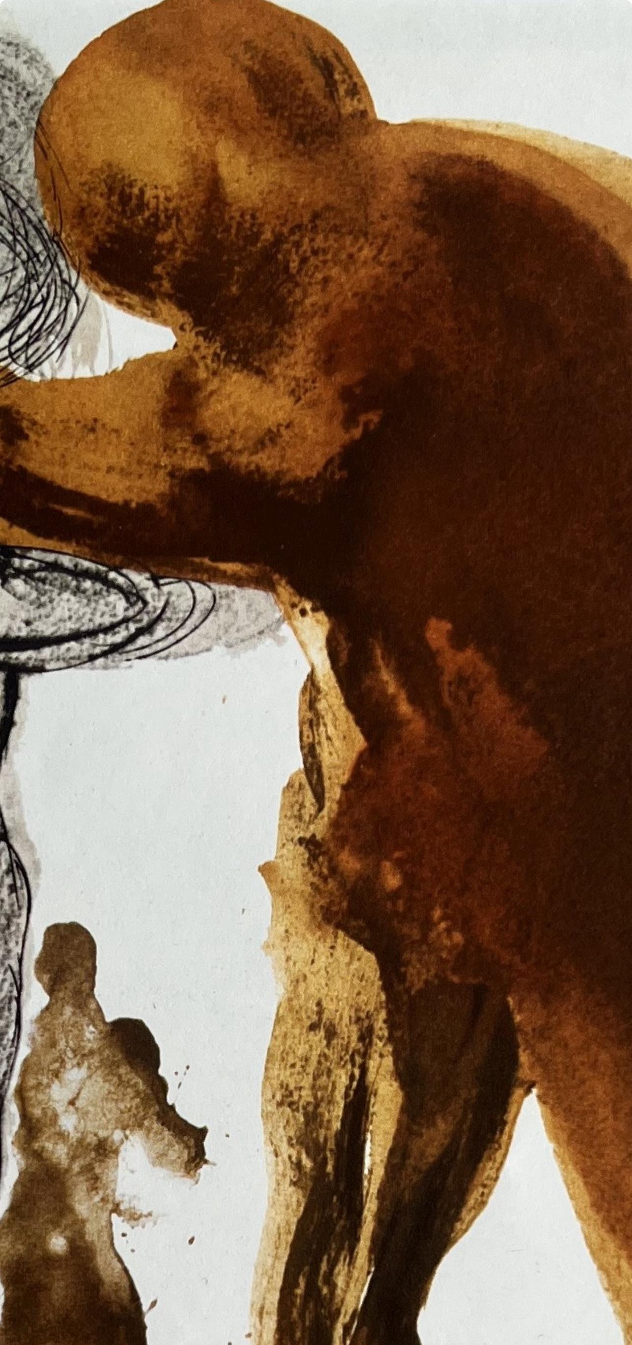 Composizione (Campo 69-3; M/L. 1600), VI tavole dal ciclo della, Biblia Sacra - Print Surrealismo di Salvador Dalí