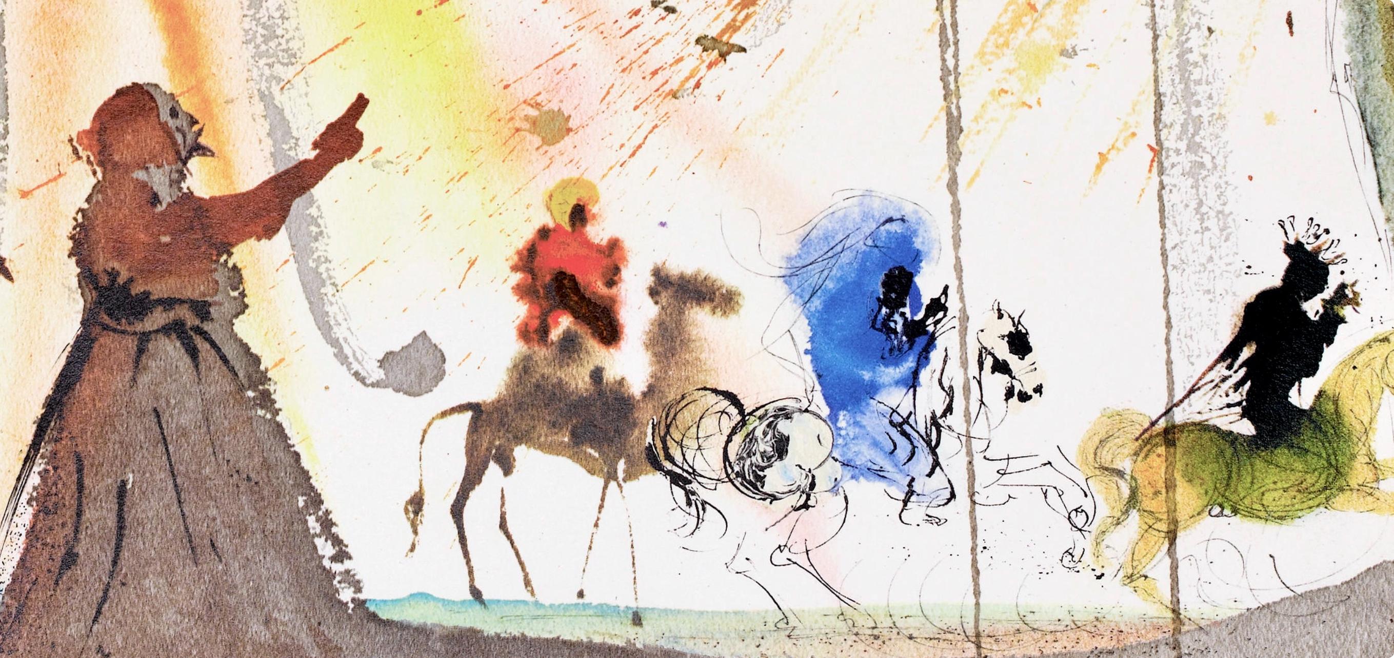 Composition (Field 69-3 ; M/L. 1600), VI tavole dal Ciclo della, Biblia Sacra - Surréalisme Print par Salvador Dalí