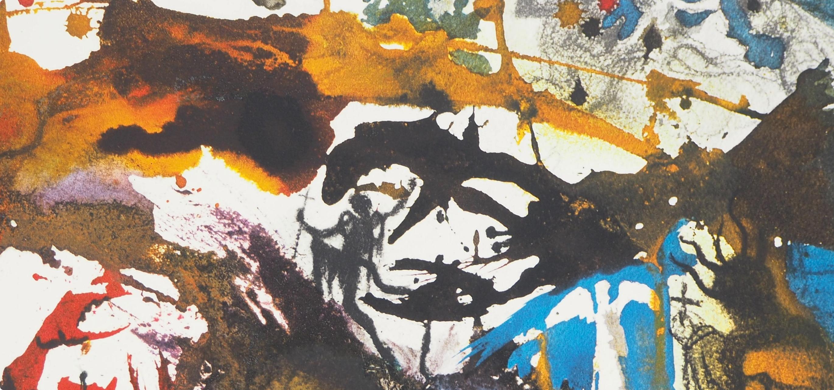Composition (Field 69-3; M/L. 1600), VI tavole dal ciclo della, Biblia Sacra - Surrealist Print by Salvador Dalí