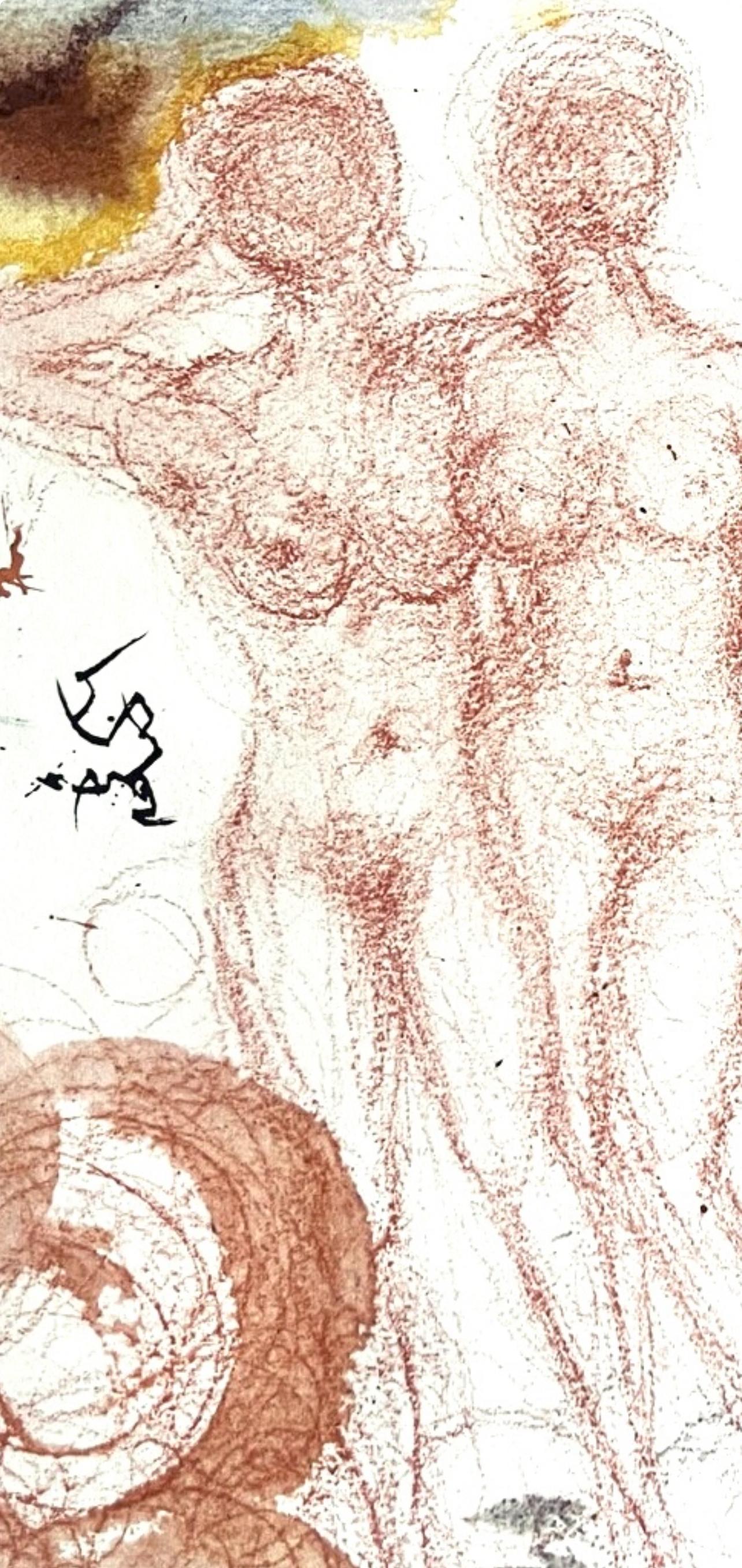 Composizione (Campo 69-3; M/L. 1600), VI tavole dal ciclo della, Biblia Sacra - Print Surrealismo di Salvador Dalí
