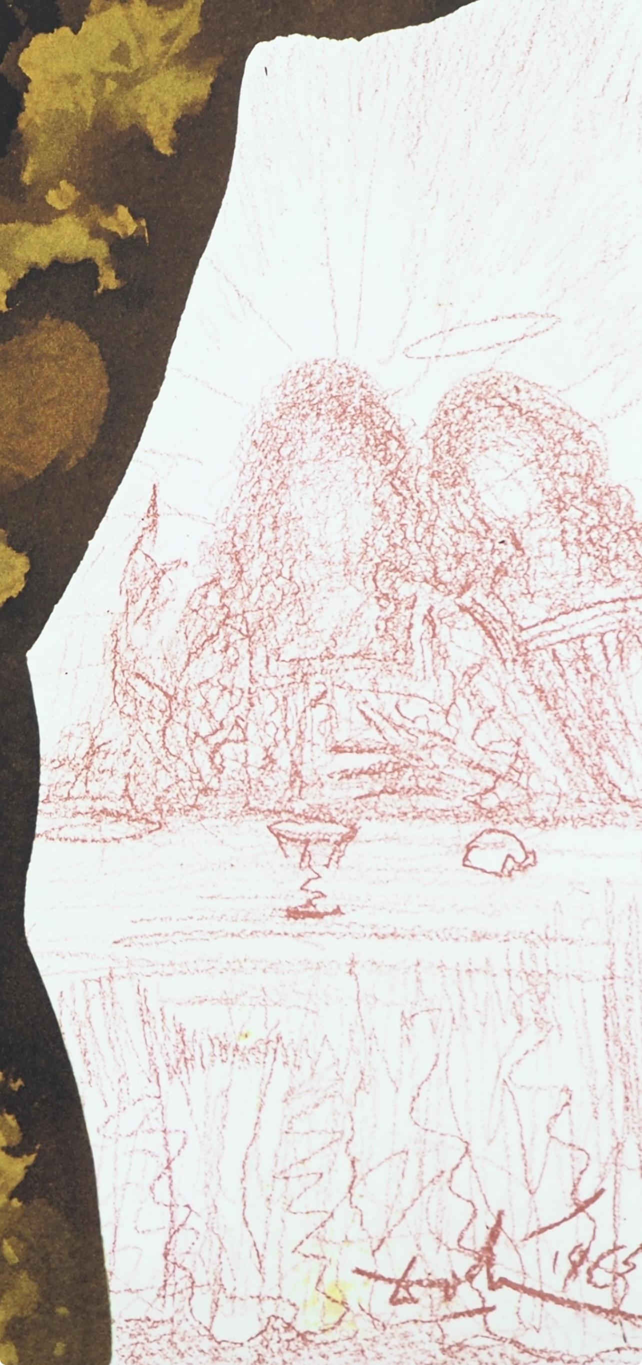 Composition (Field 69-3; M/L. 1600), VI tavole dal ciclo della, Biblia Sacra - Surrealist Print by Salvador Dalí