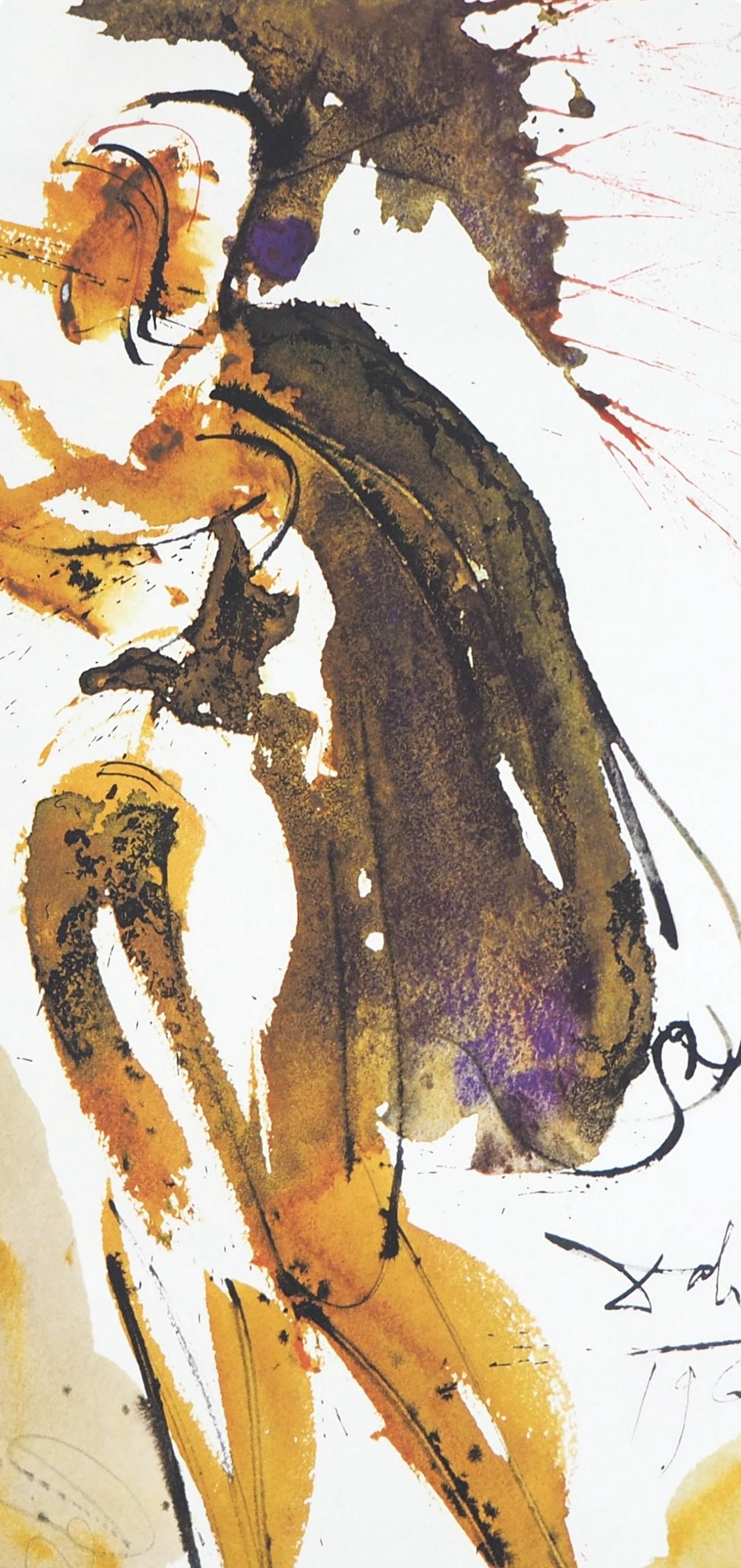 Composition (Field 69-3; M/L. 1600), VI tavole dal ciclo della, Biblia Sacra - Surrealist Print by Salvador Dalí