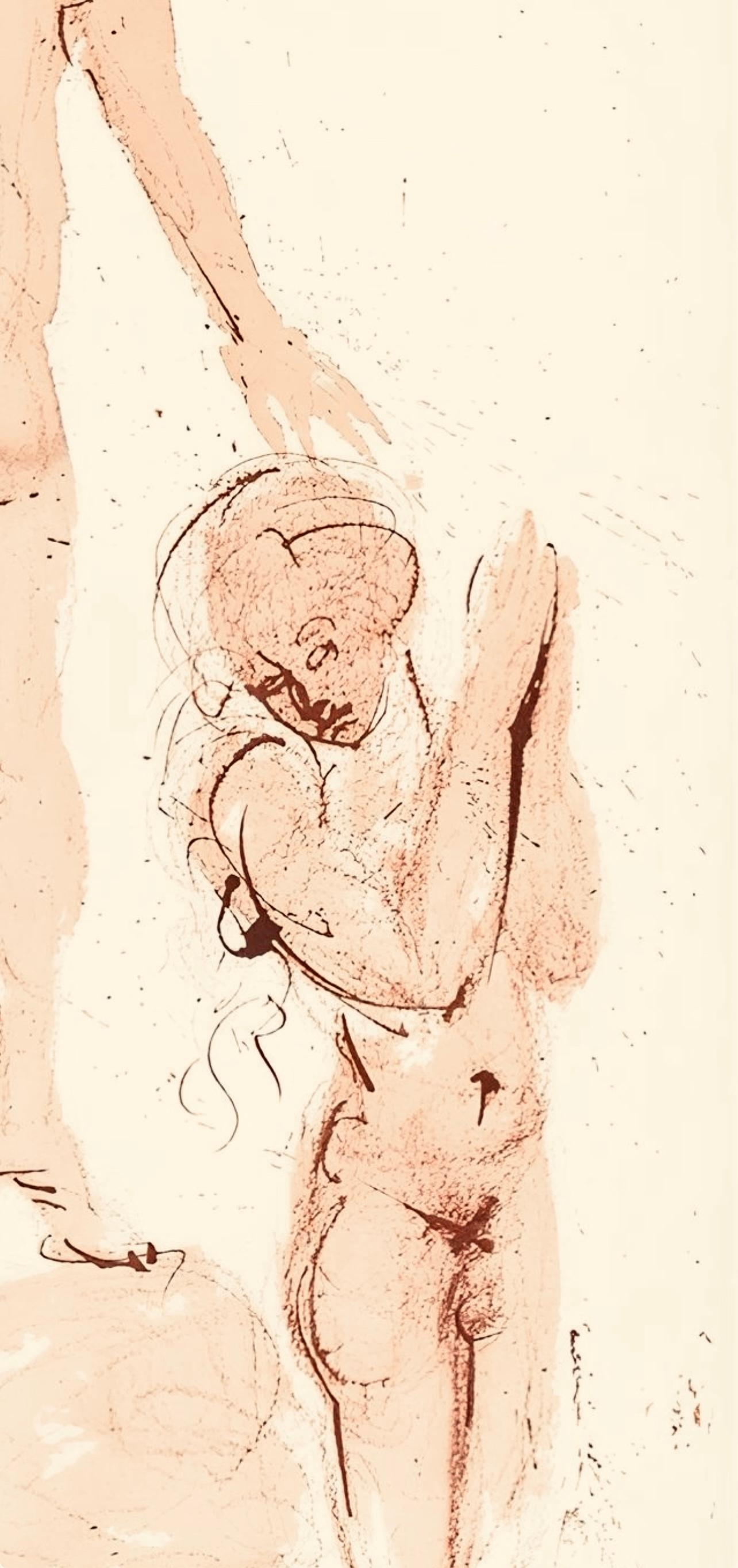 Composizione (Campo 69-3; M/L. 1600), VI tavole dal ciclo della, Biblia Sacra - Print Surrealismo di Salvador Dalí