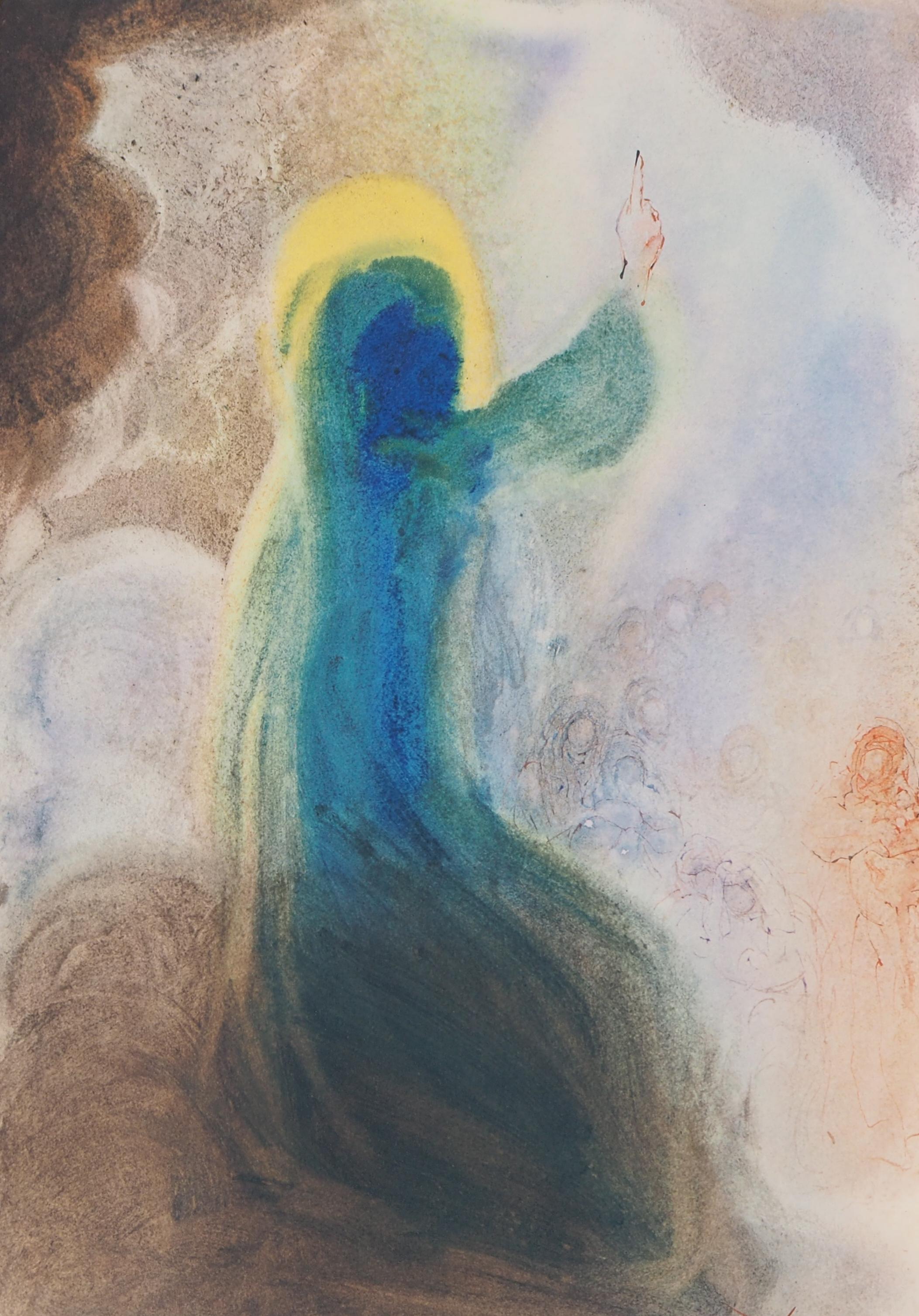 Composition (Field 69-3; M/L. 1600), VI tavole dal ciclo della, Biblia Sacra - Surrealist Print by Salvador Dalí