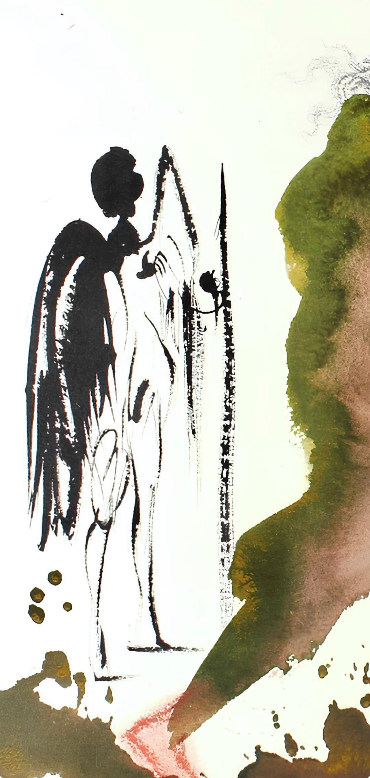 Composition (Field 69-3; M/L. 1600), VI tavole dal ciclo della, Biblia Sacra - Surrealist Print by Salvador Dalí