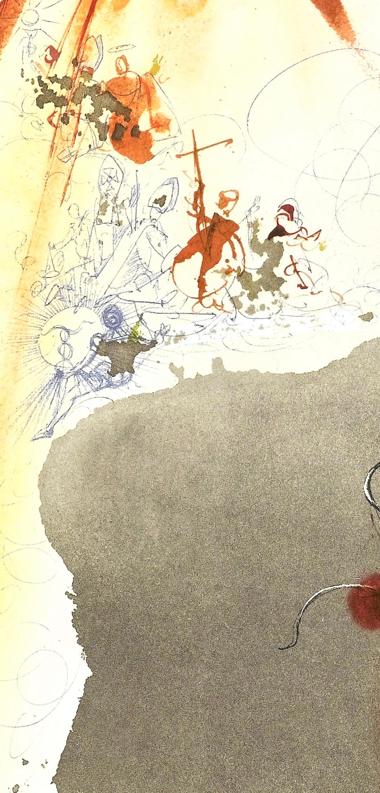 Composition (Field 69-3; M/L. 1600), VI tavole dal ciclo della, Biblia Sacra - Surrealist Print by Salvador Dalí