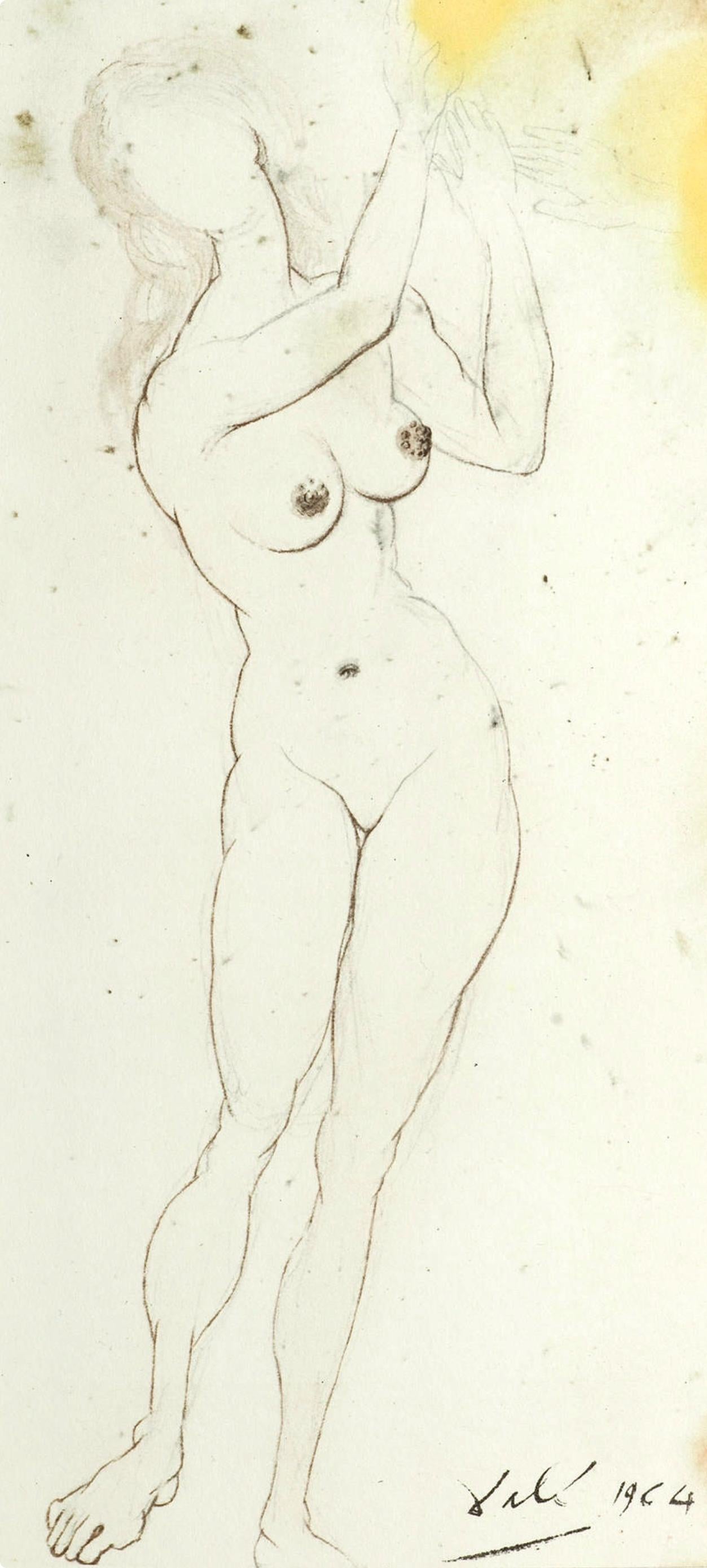 Composición (Campo 69-3; M/L. 1600), VI tavole dal ciclo della, Biblia Sacra - Print Surrealista de Salvador Dalí