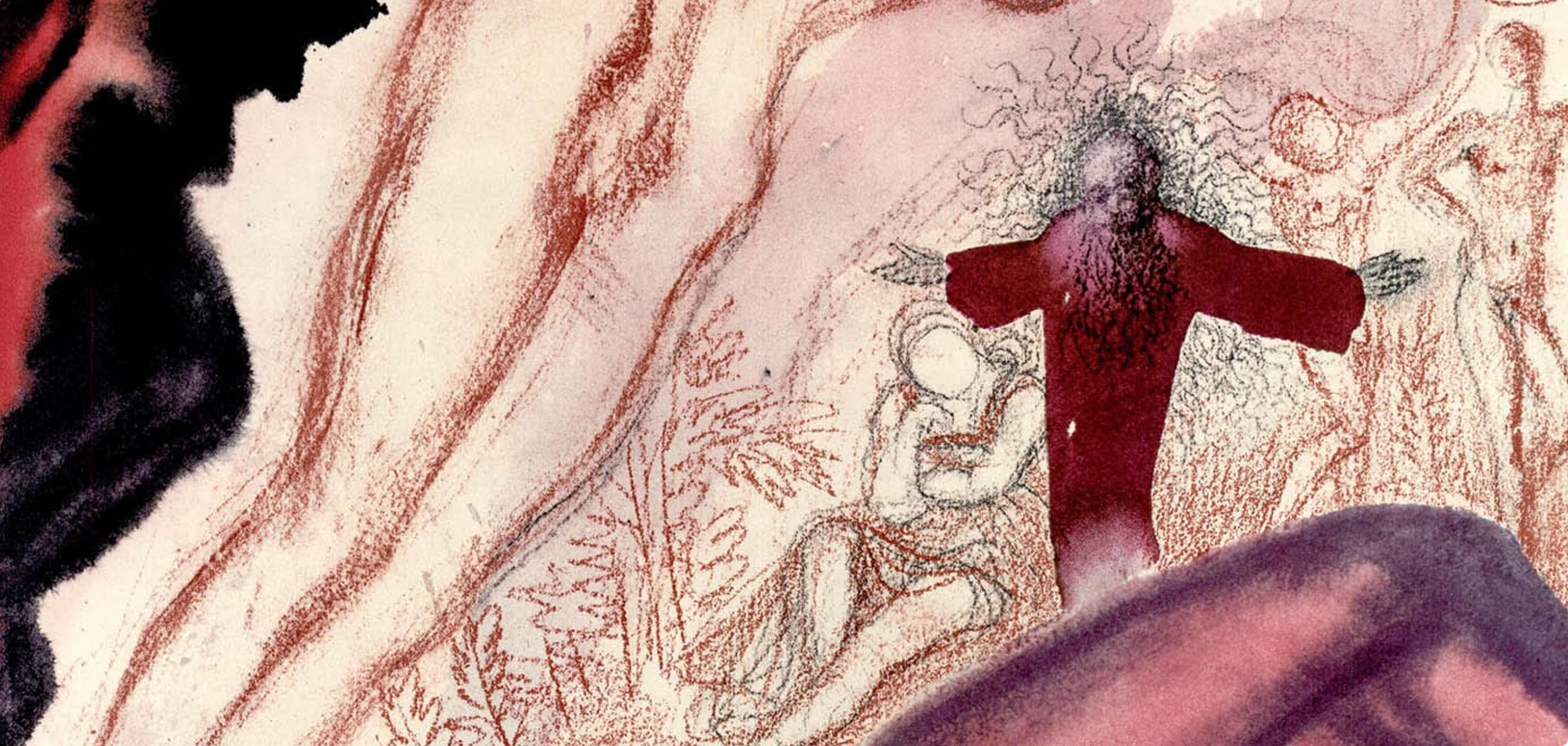 Composizione (Campo 69-3; M/L. 1600), VI tavole dal ciclo della, Biblia Sacra - Print Surrealismo di Salvador Dalí