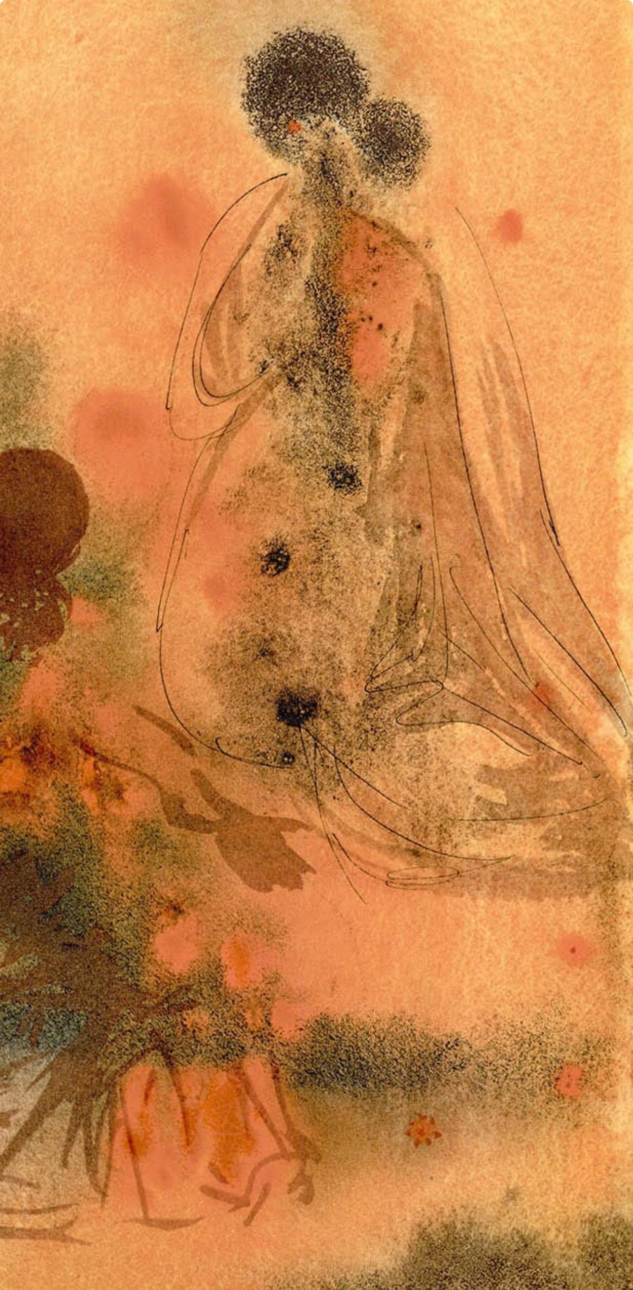 Composizione (Campo 69-3; M/L. 1600), VI tavole dal ciclo della, Biblia Sacra - Print Surrealismo di Salvador Dalí