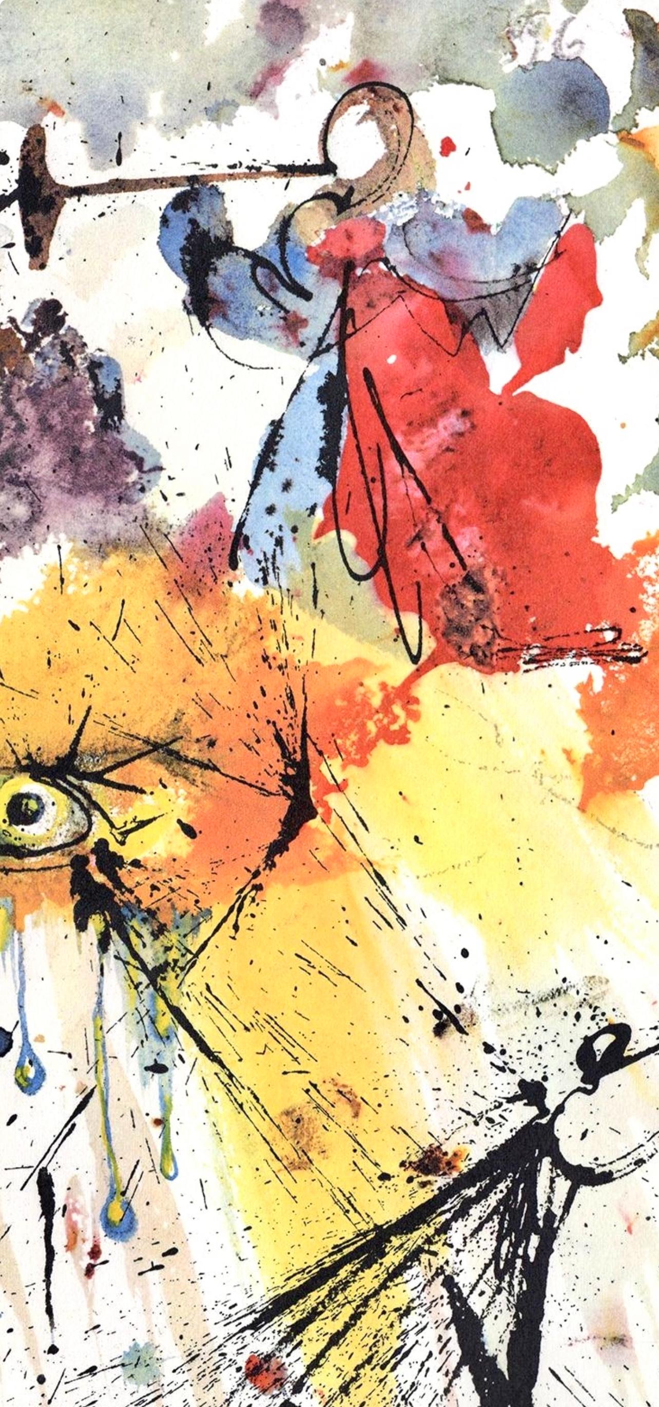 Composizione (Campo 69-3; M/L. 1600), VI tavole dal ciclo della, Biblia Sacra - Print Surrealismo di Salvador Dalí