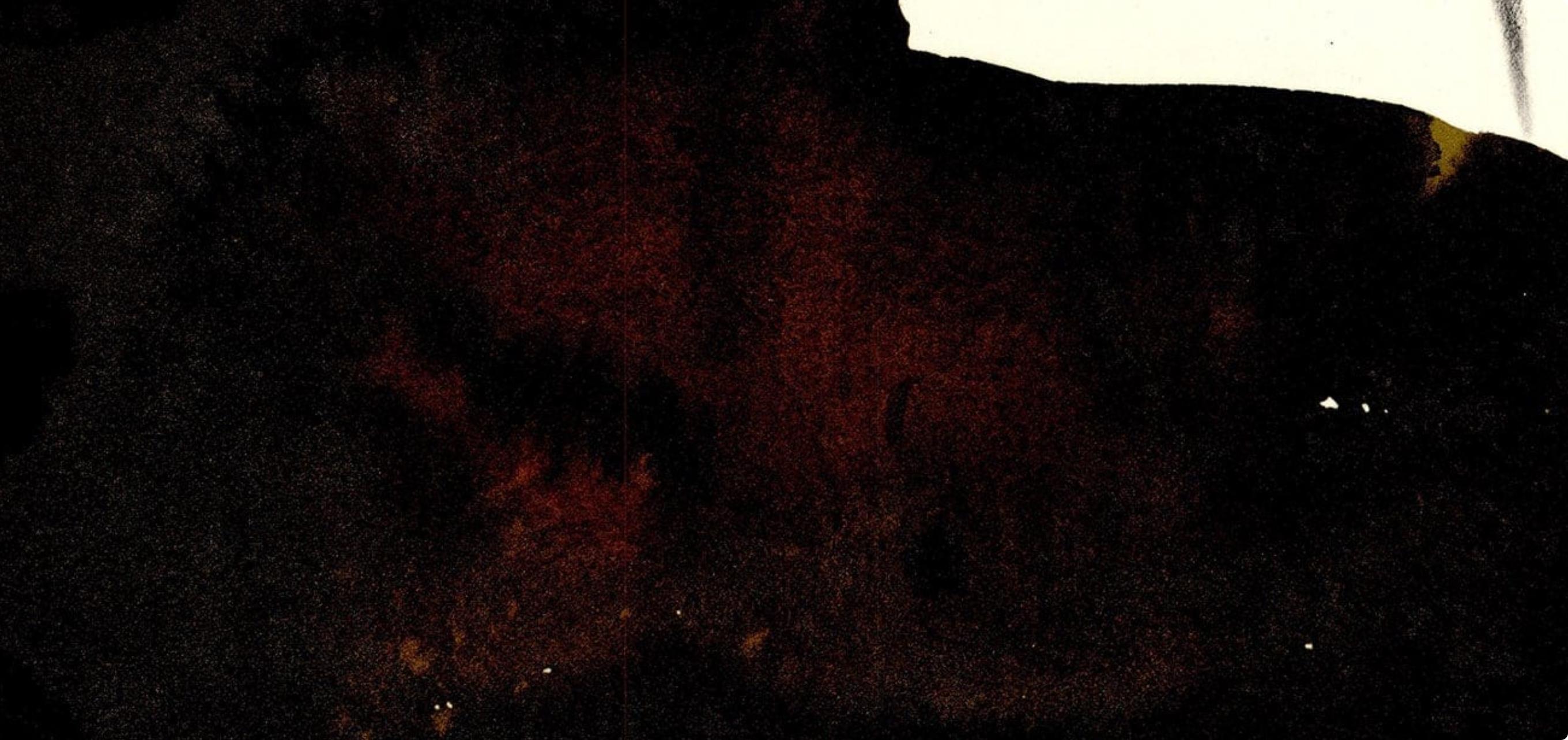 Composición (Campo 69-3; M/L. 1600), VI tavole dal ciclo della, Biblia Sacra - Landscape Print Negro de Salvador Dalí